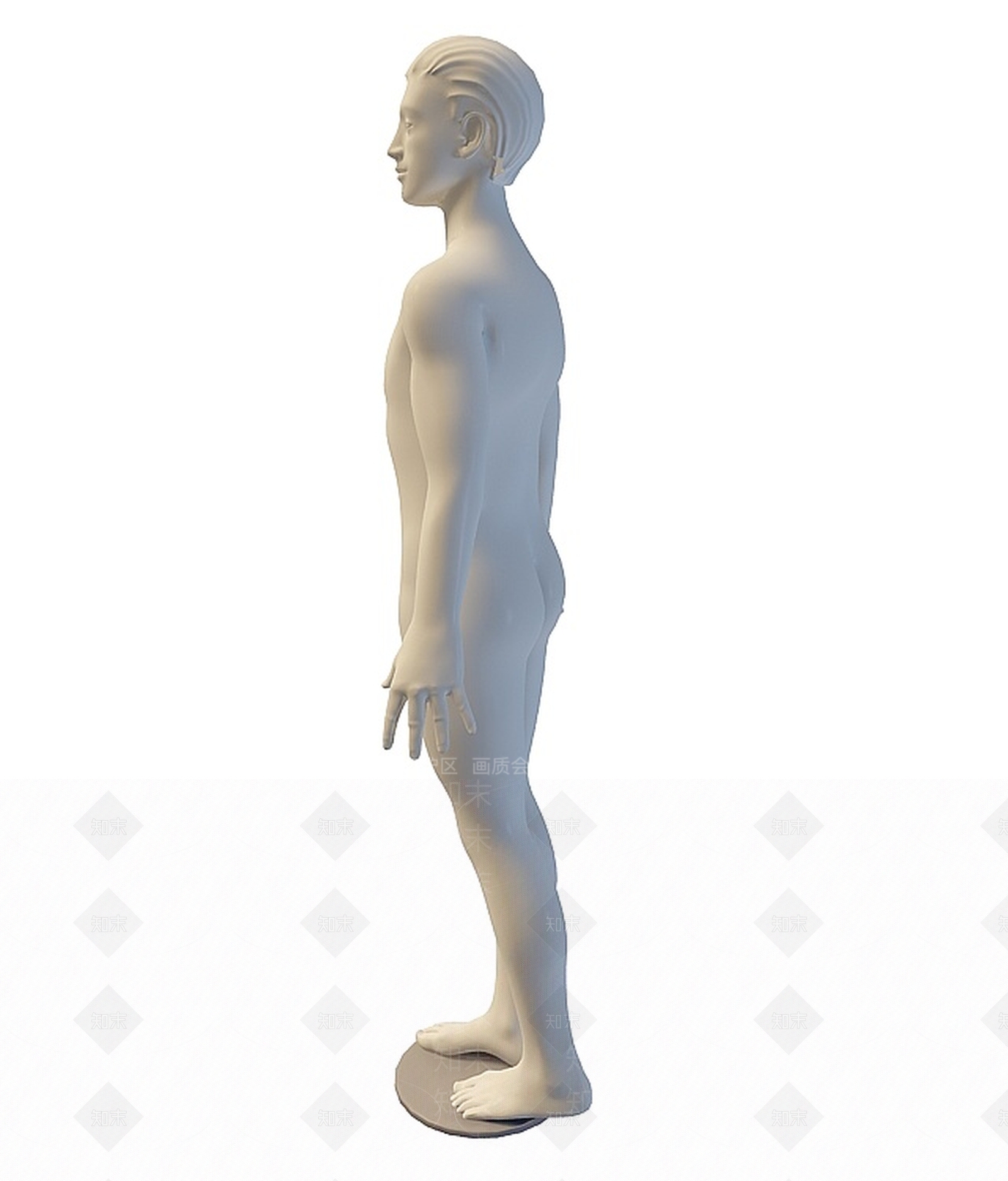 现代男模特架3D模型下载【ID:1197046625】