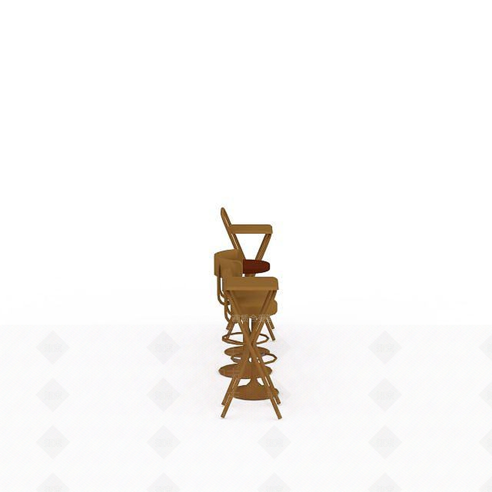 现代时尚吧椅3D模型下载【ID:1197047075】