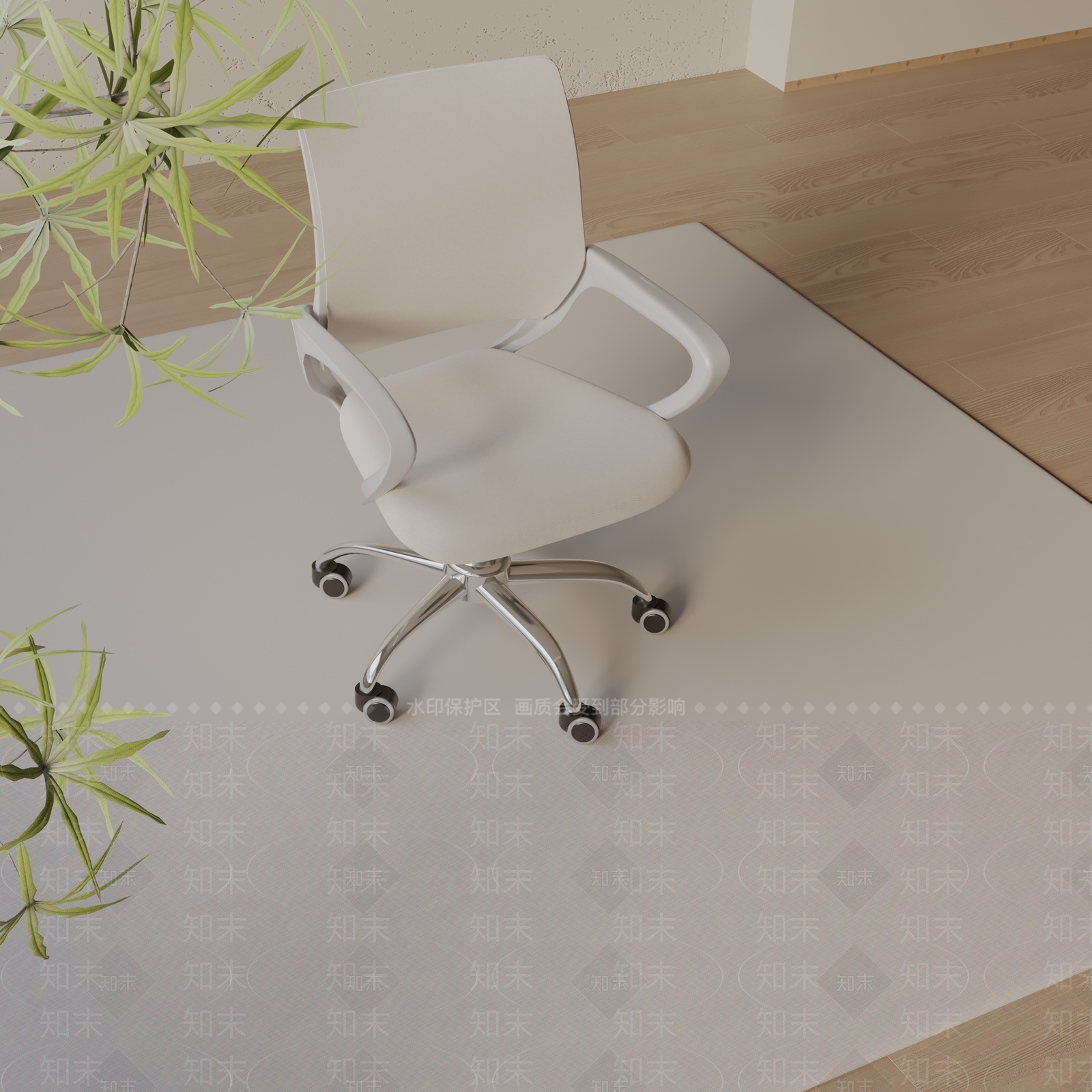 现代办公椅3D模型下载【ID:1197047451】