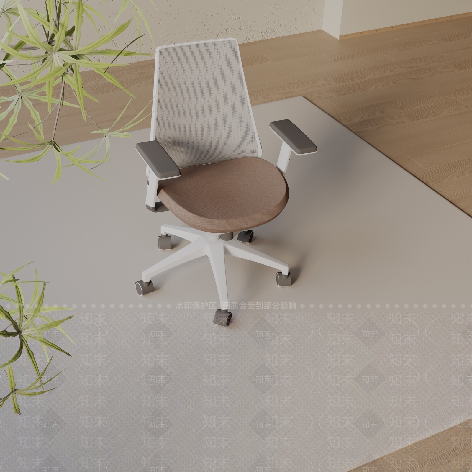 现代办公椅3D模型下载【ID:1197047839】