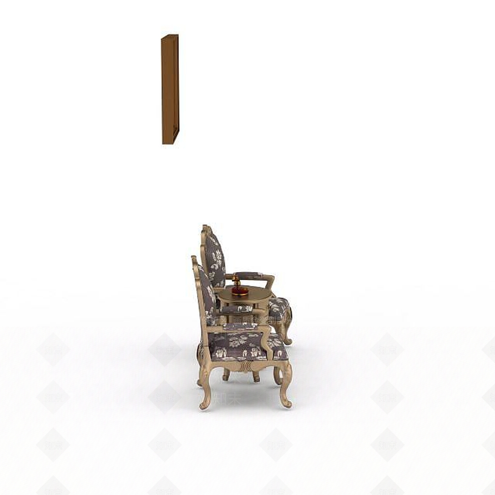 现代客厅桌椅3D模型下载【ID:1197047525】