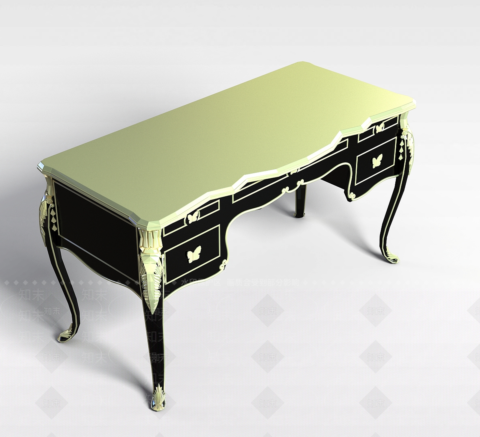 欧式古典欧式桌子3D模型下载【ID:1197047987】