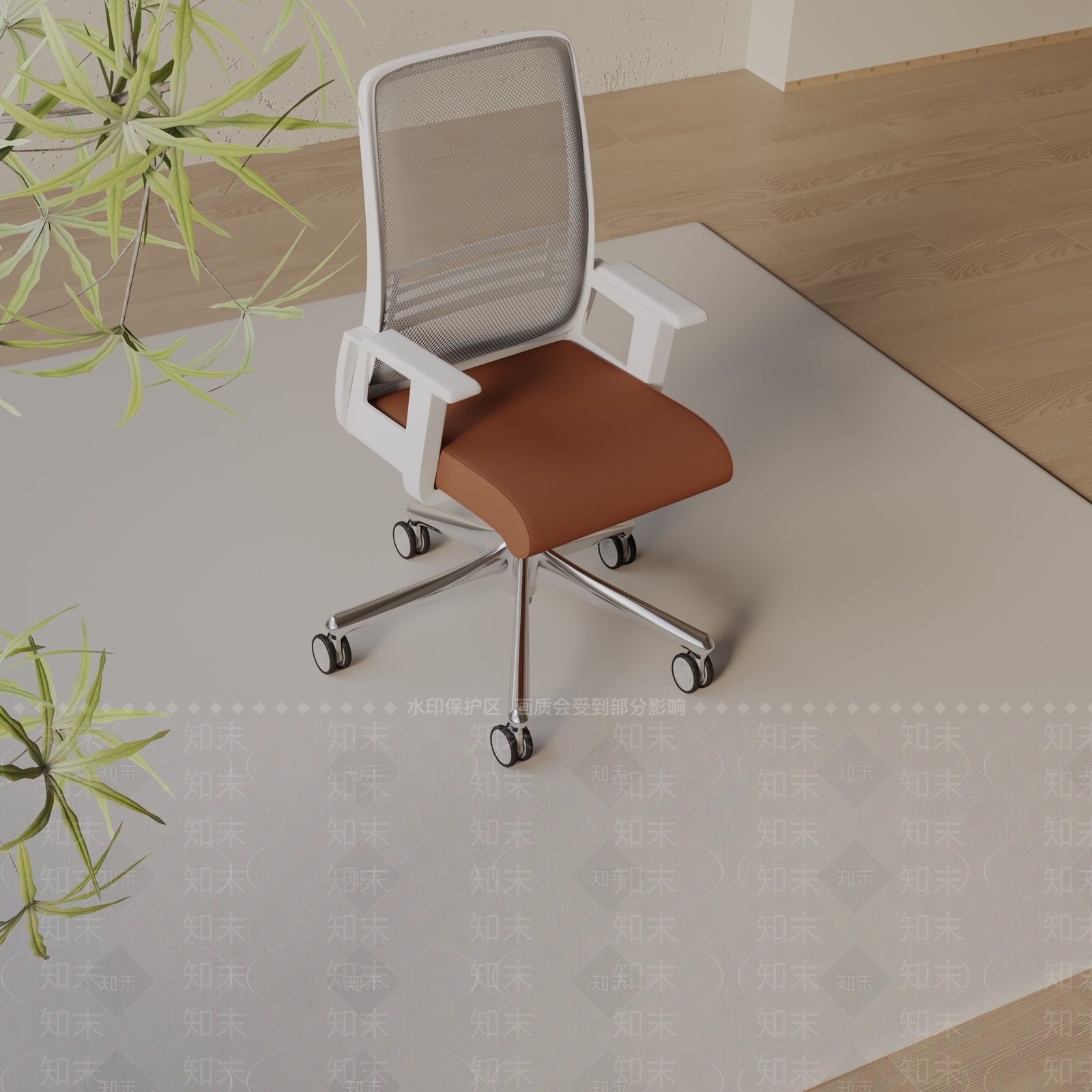 现代办公椅3D模型下载【ID:1197048311】
