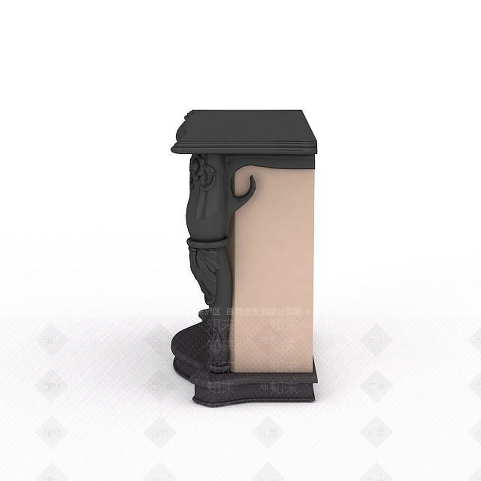 现代客厅壁炉3D模型下载【ID:1197048554】