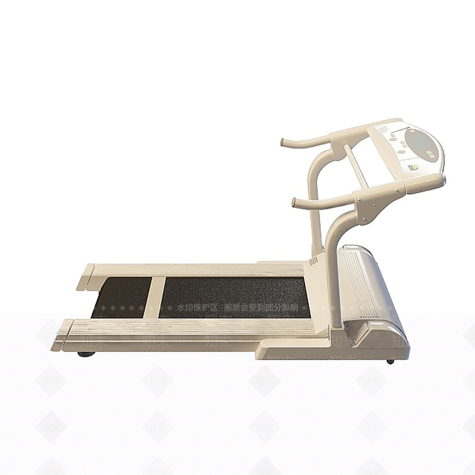 现代健身跑步机3D模型下载【ID:1197049395】