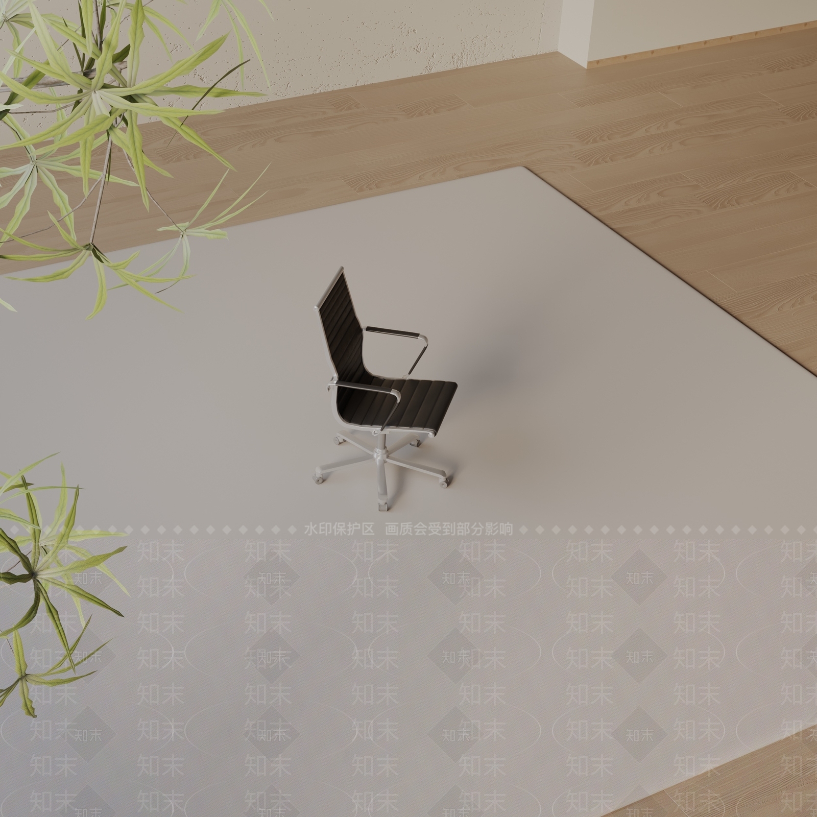 现代办公椅3D模型下载【ID:1197049830】