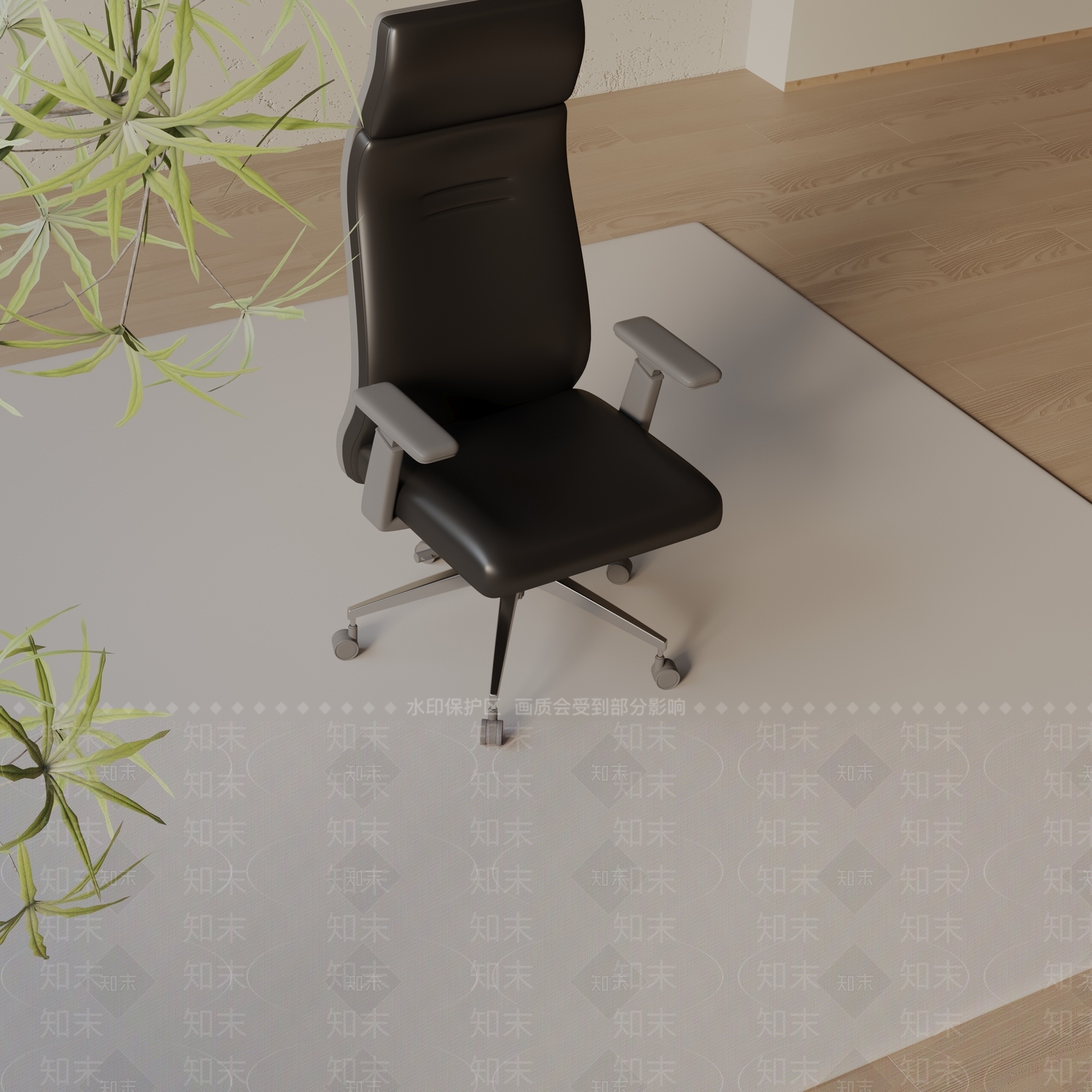 现代办公椅3D模型下载【ID:1197050595】