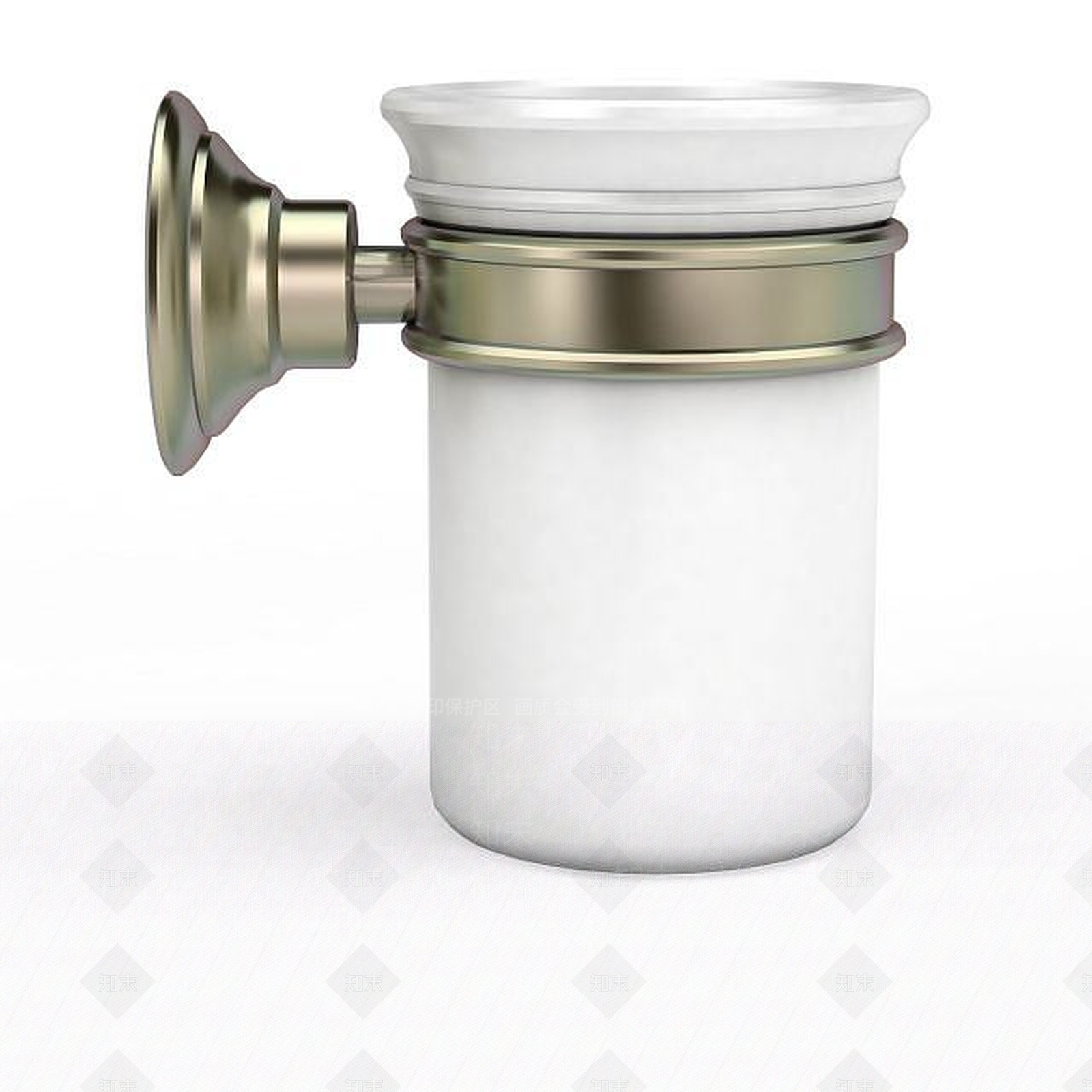 现代马桶刷架套装3D模型下载【ID:1197050874】