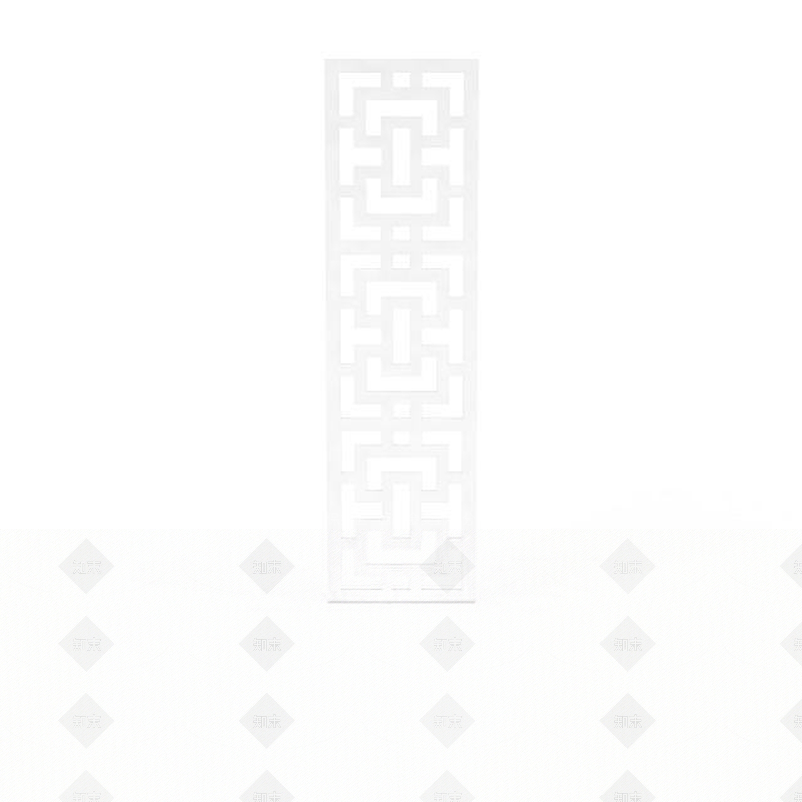 中式白色镂空雕花装饰板3D模型下载【ID:1197052888】