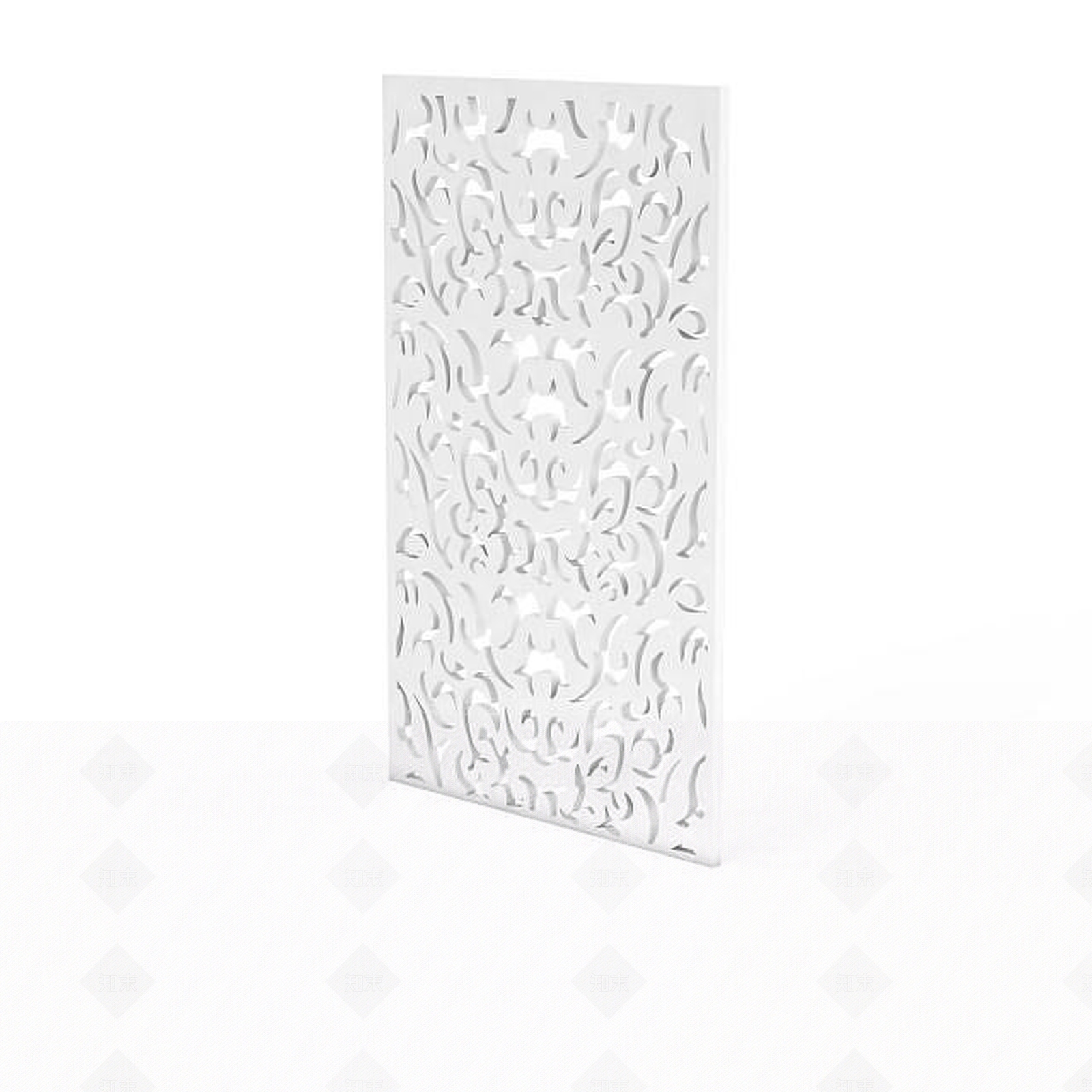 现代客厅镂空隔断3D模型下载【ID:1197053008】