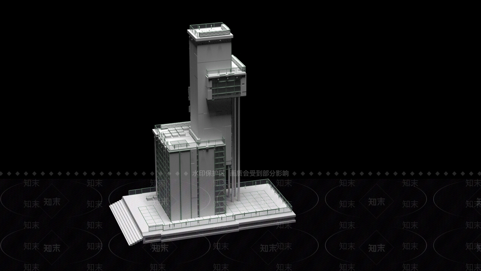 现代风格建筑SU模型下载【ID:1197054172】