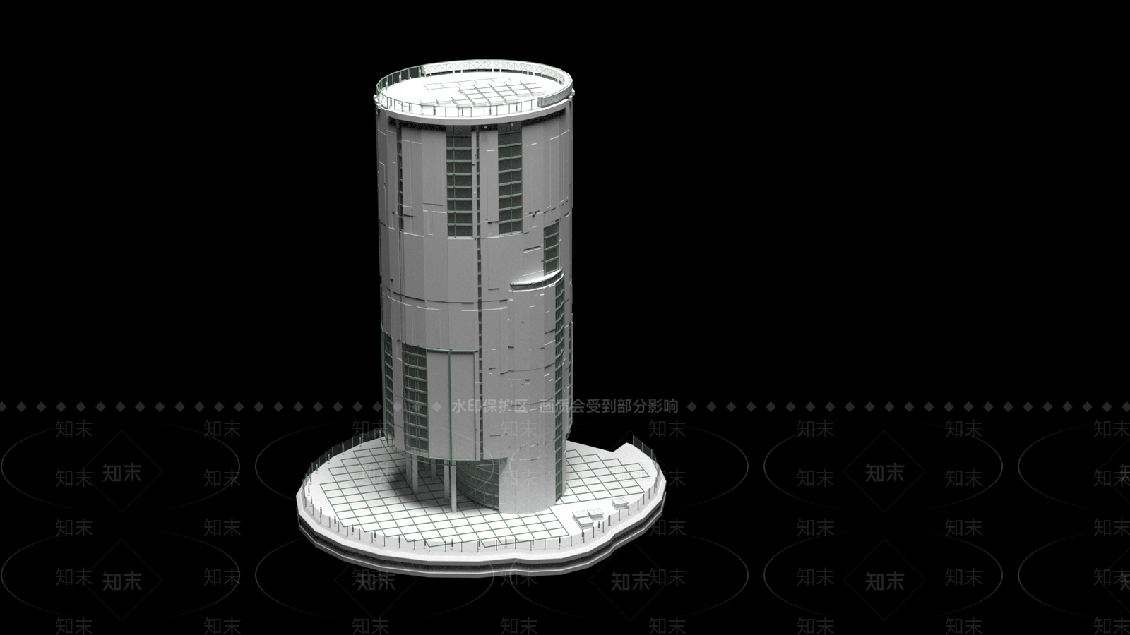 现代风格建筑SU模型下载【ID:1197054223】