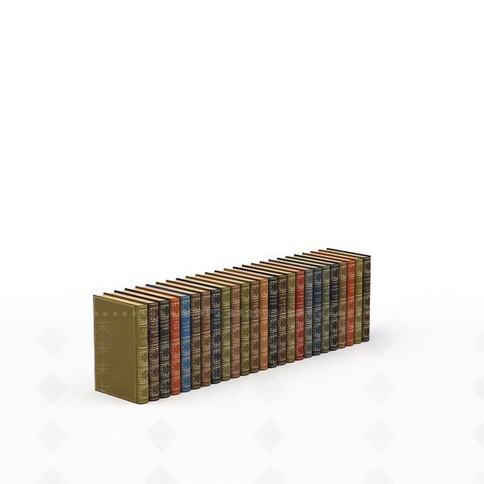 现代专业书籍3D模型下载【ID:1197055380】