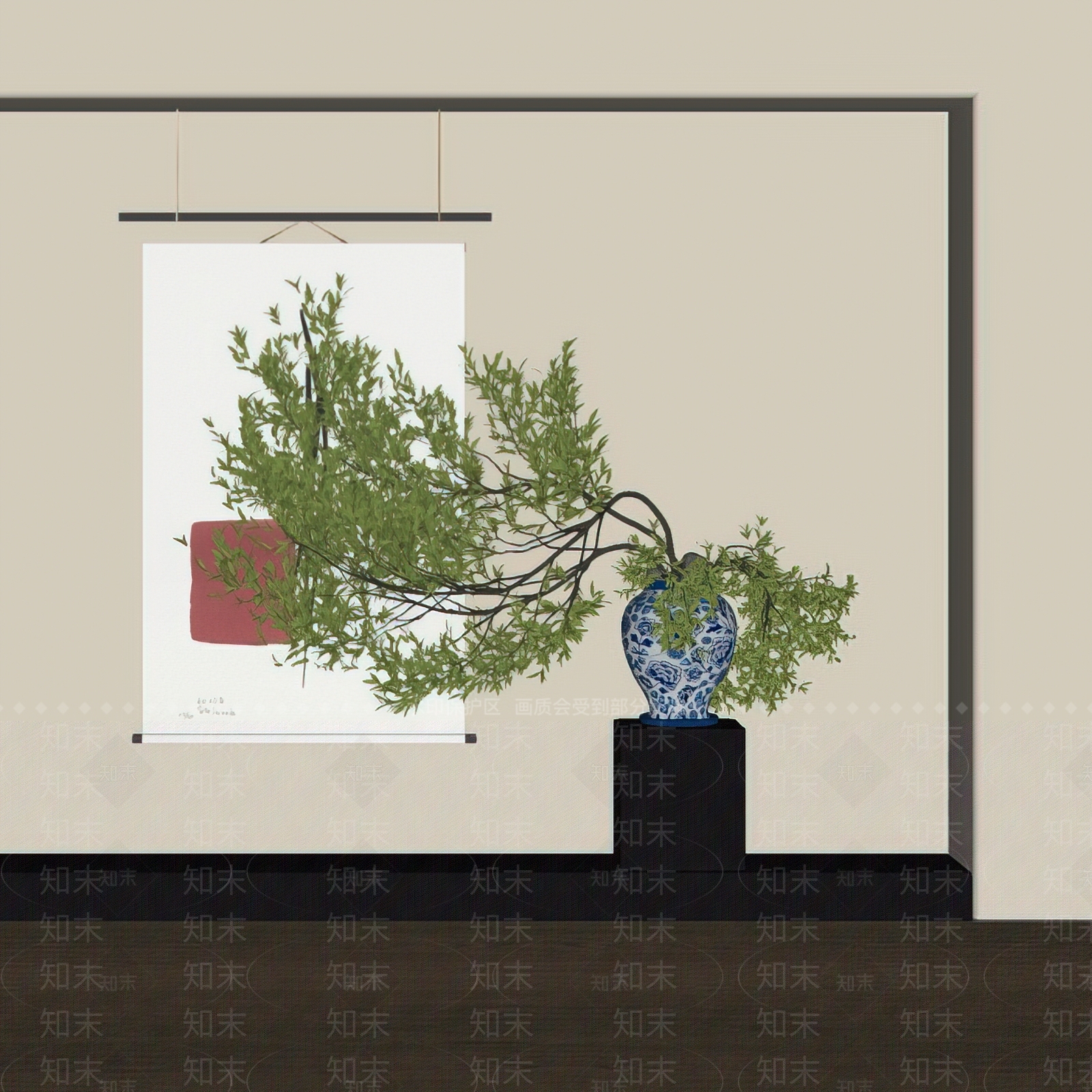 盆栽SU模型下载【ID:1197057902】