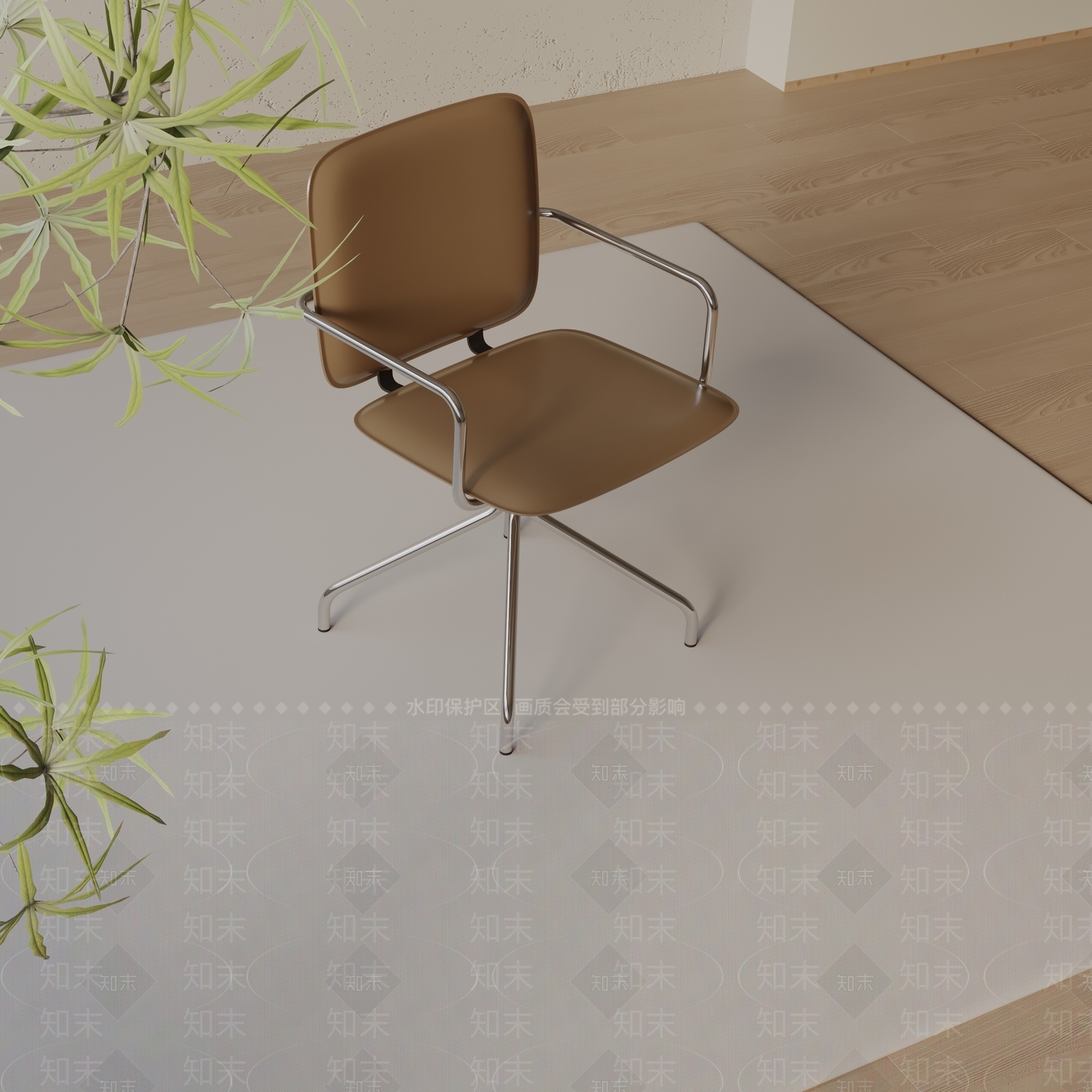 现代办公椅3D模型下载【ID:1197058554】