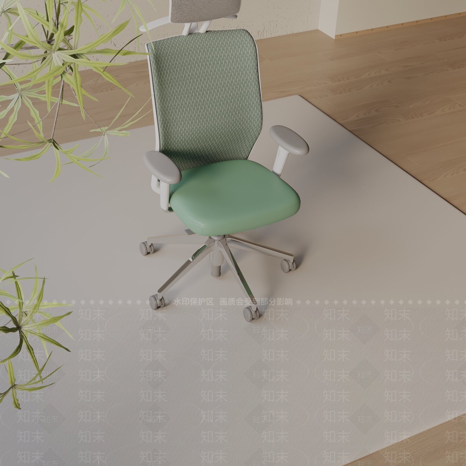 现代办公椅3D模型下载【ID:1197059398】