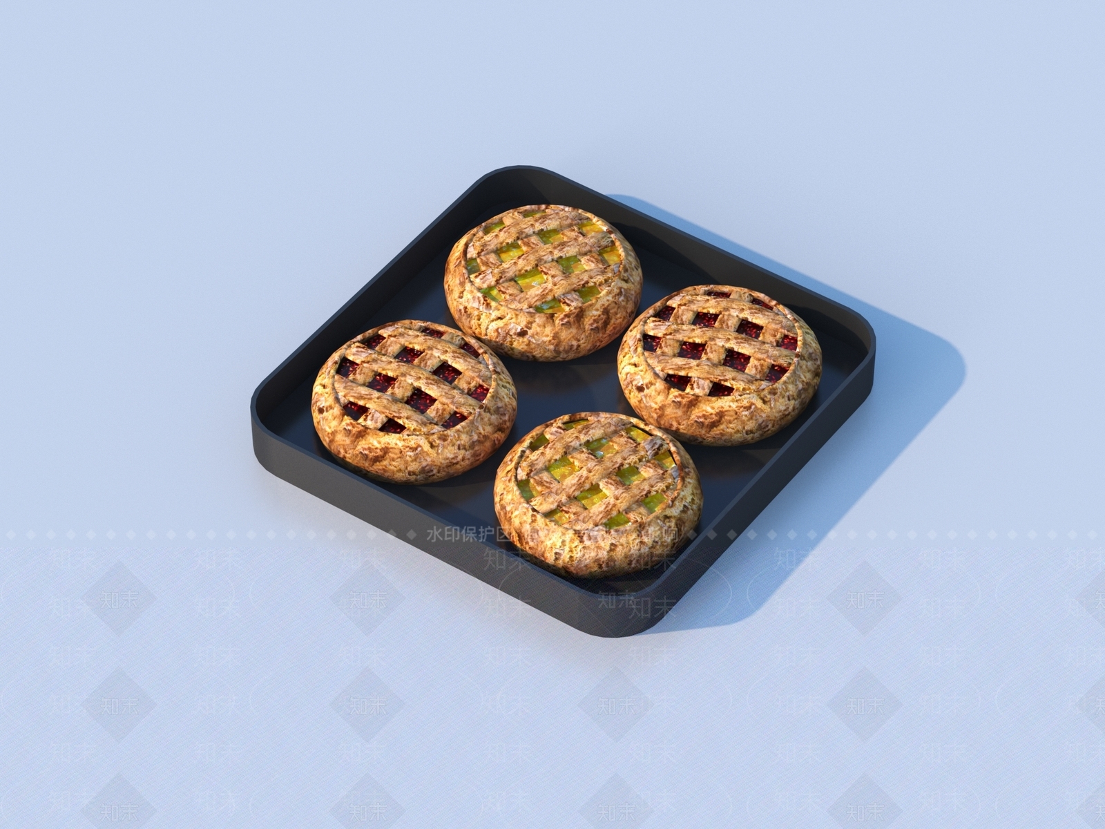 酒水食物3D模型下载【ID:1197064726】