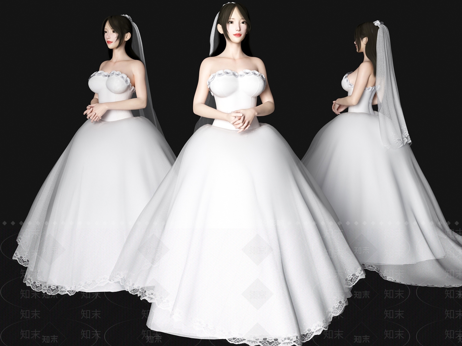 女人3D模型下载【ID:1197067885】