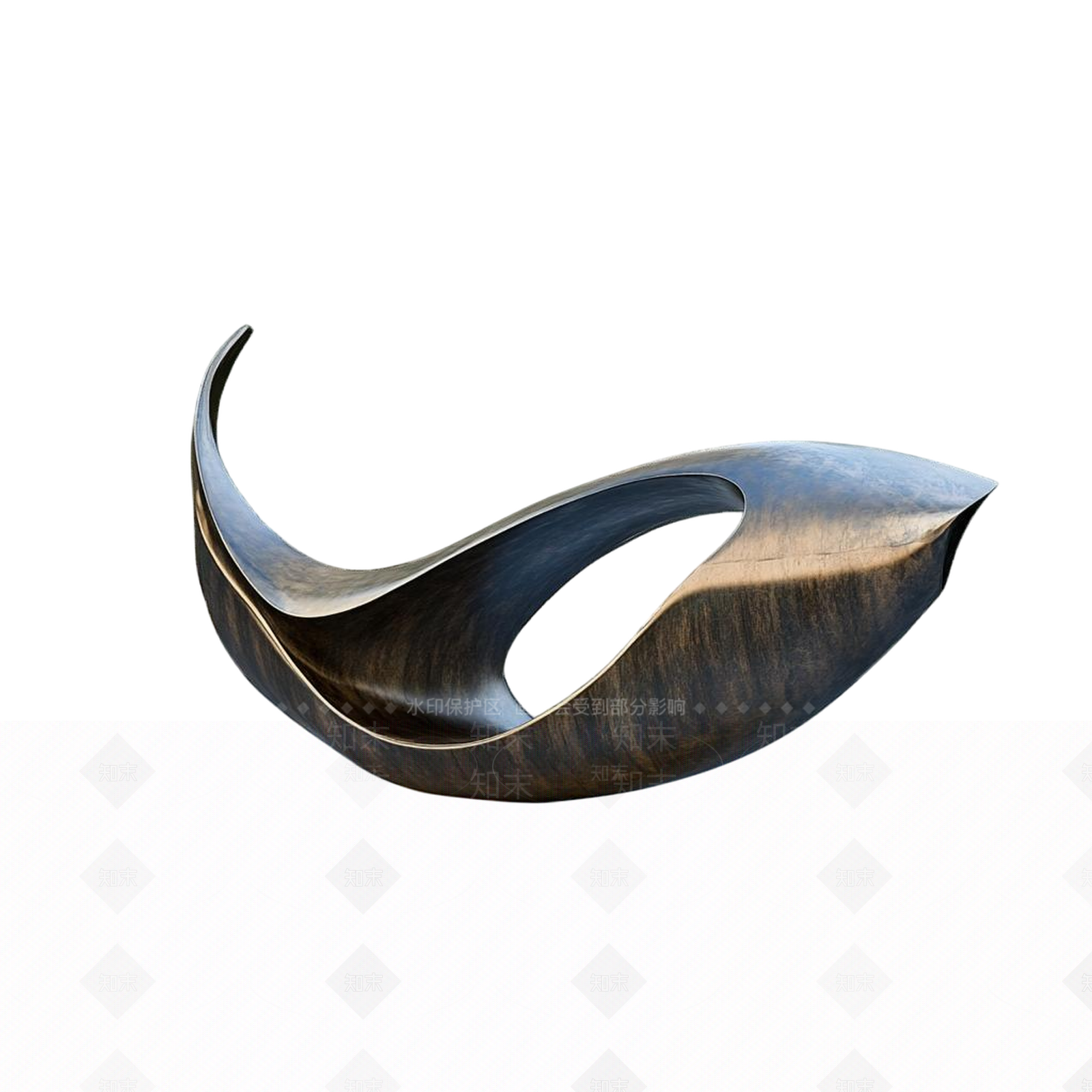 现代简约雕塑小品SU模型下载【ID:1197069862】