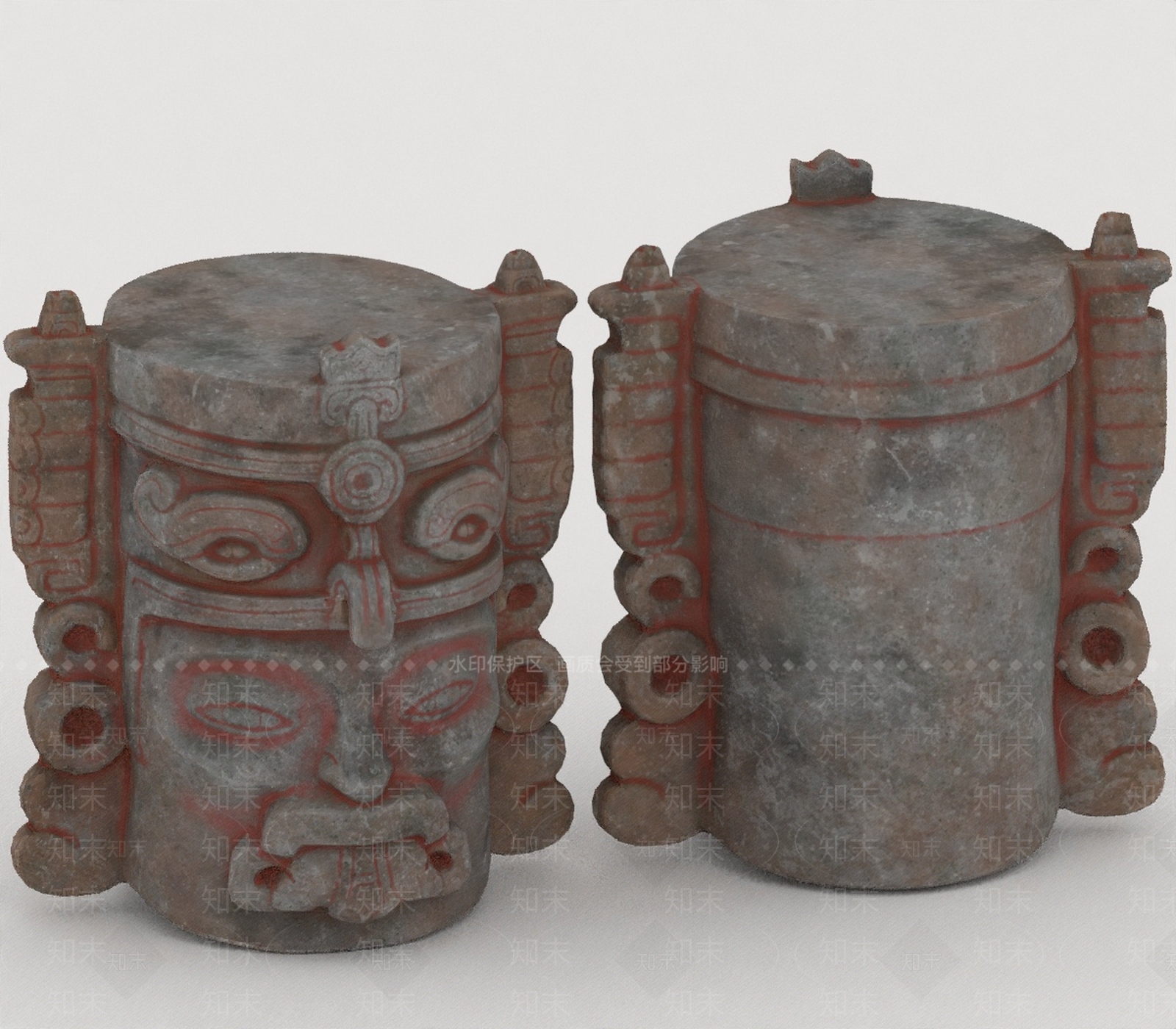 现代景观雕塑3D模型下载【ID:1197072645】