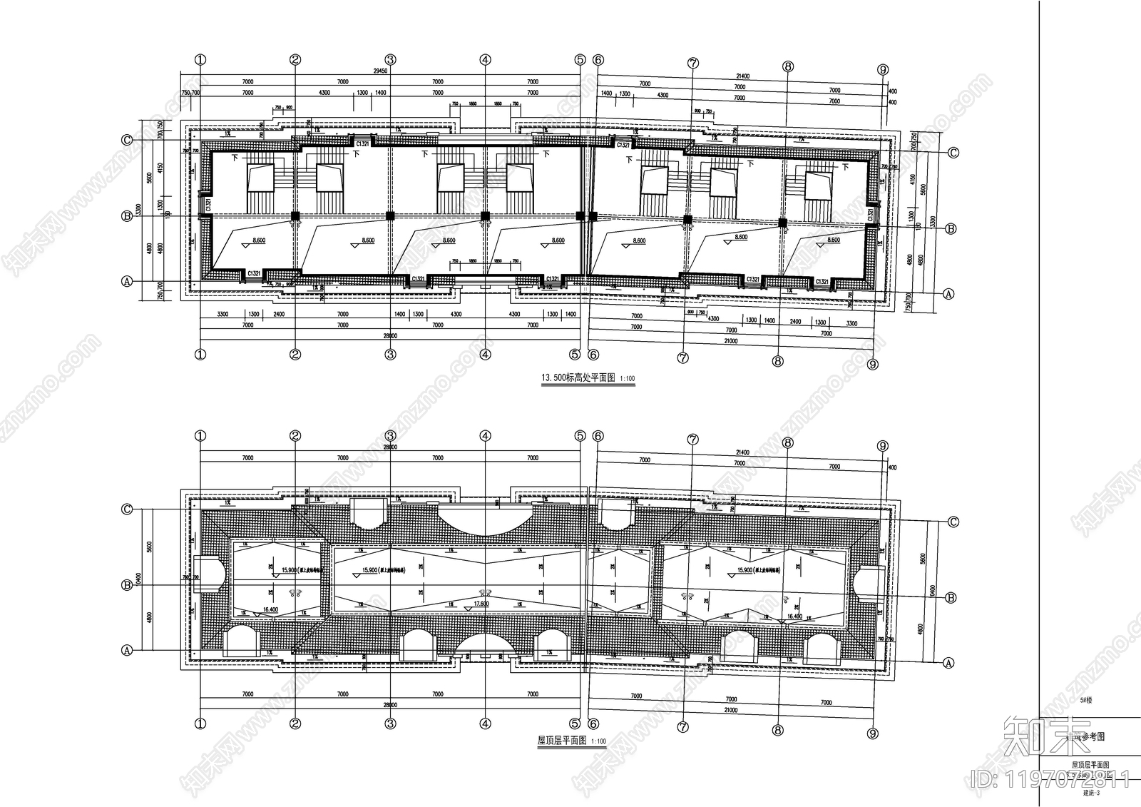 现代欧式商业街cad施工图下载【ID:1197072811】