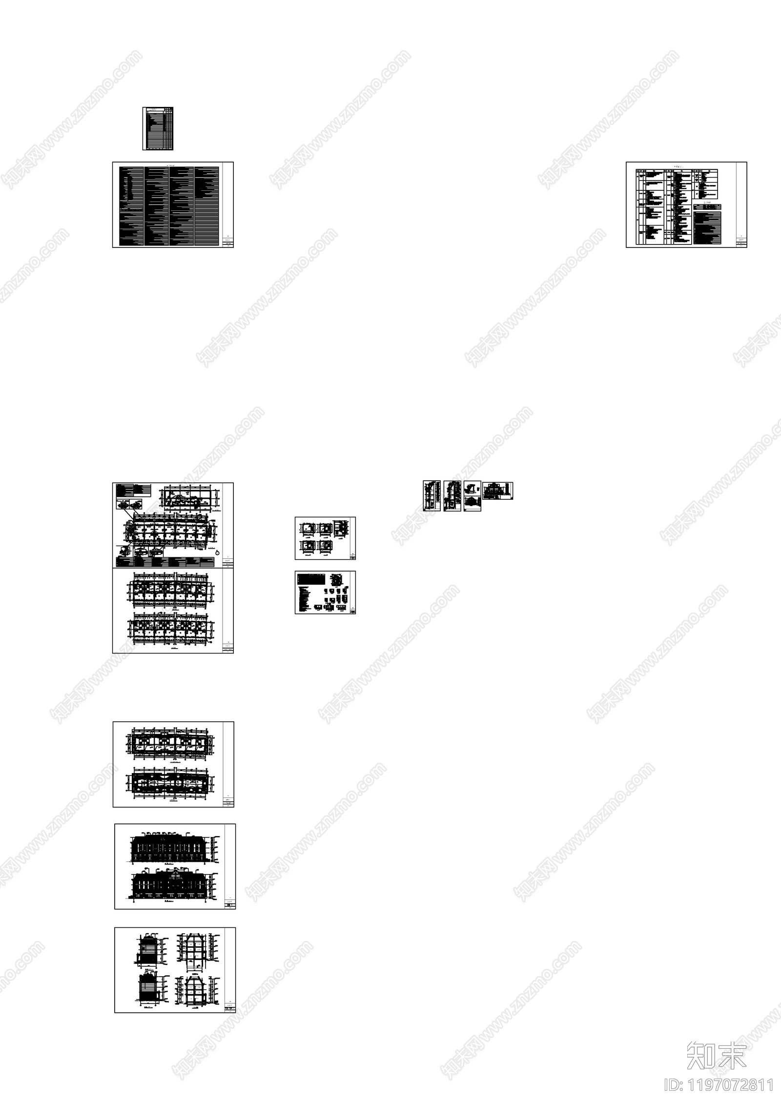 现代欧式商业街cad施工图下载【ID:1197072811】