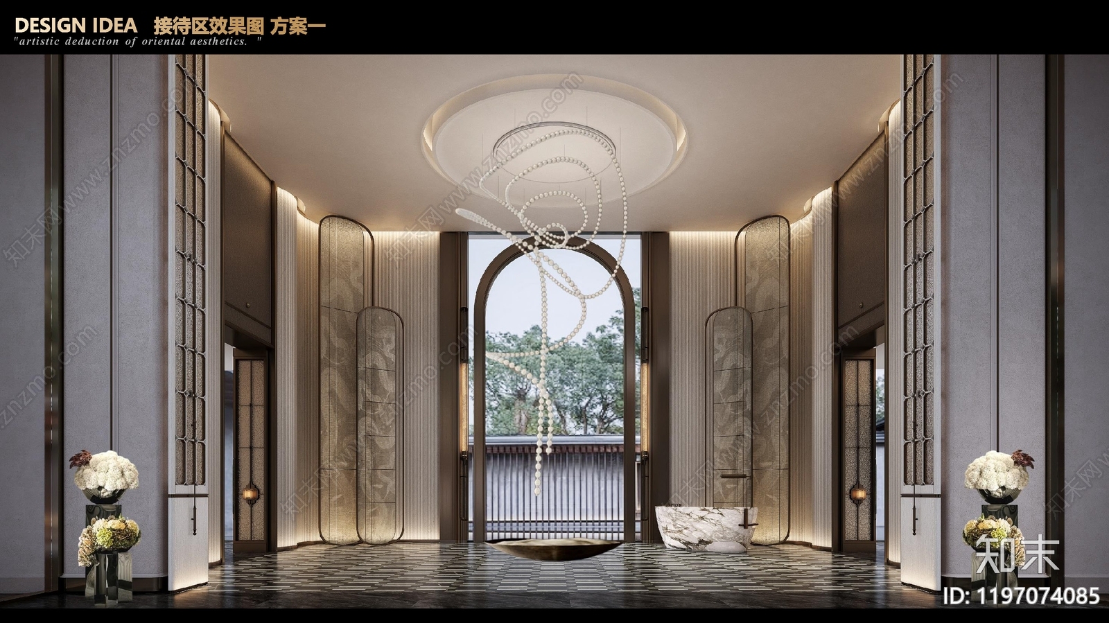 轻奢意式售楼处软装下载【ID:1197074085】