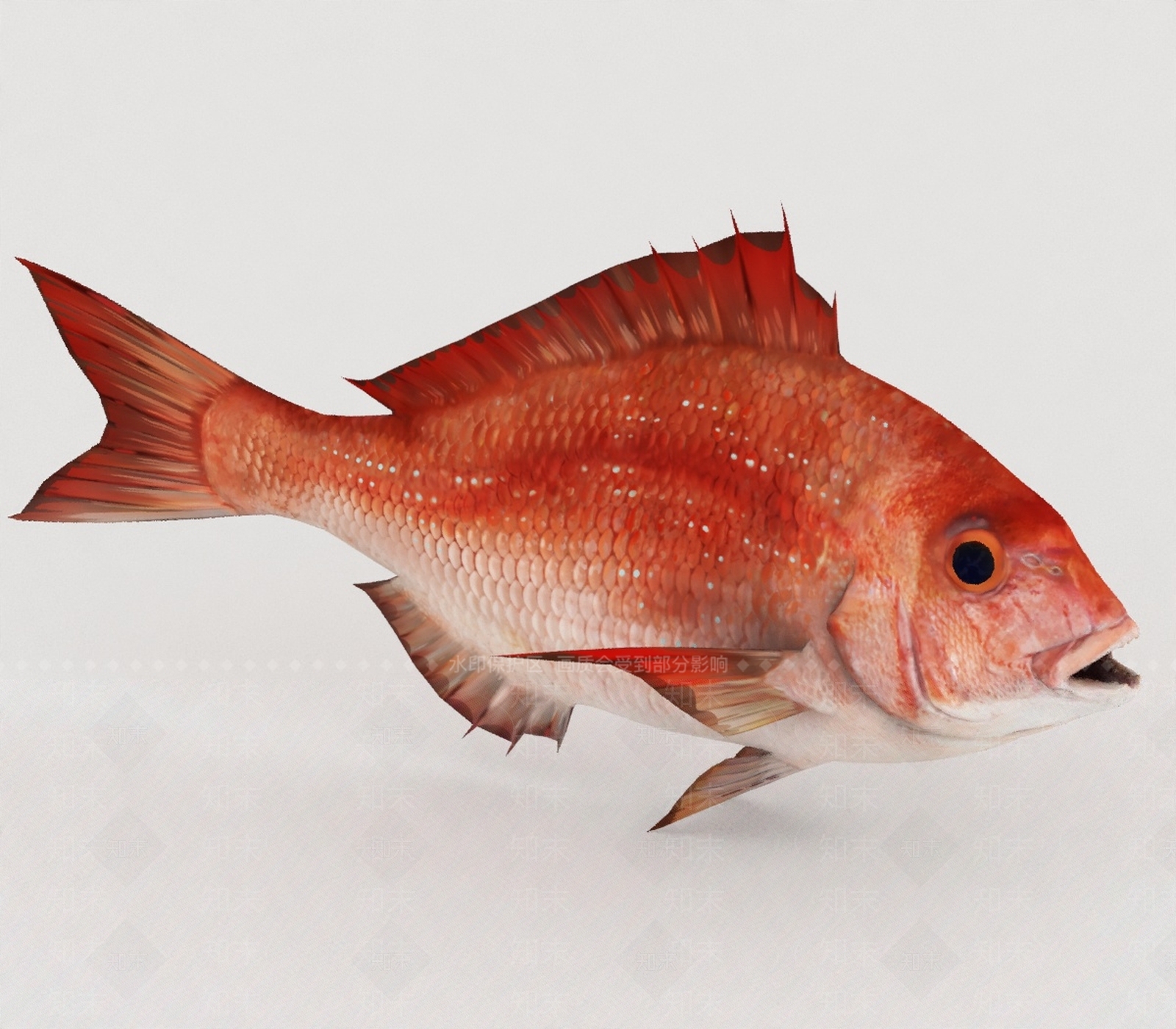 水生类动物3D模型下载【ID:1197074886】