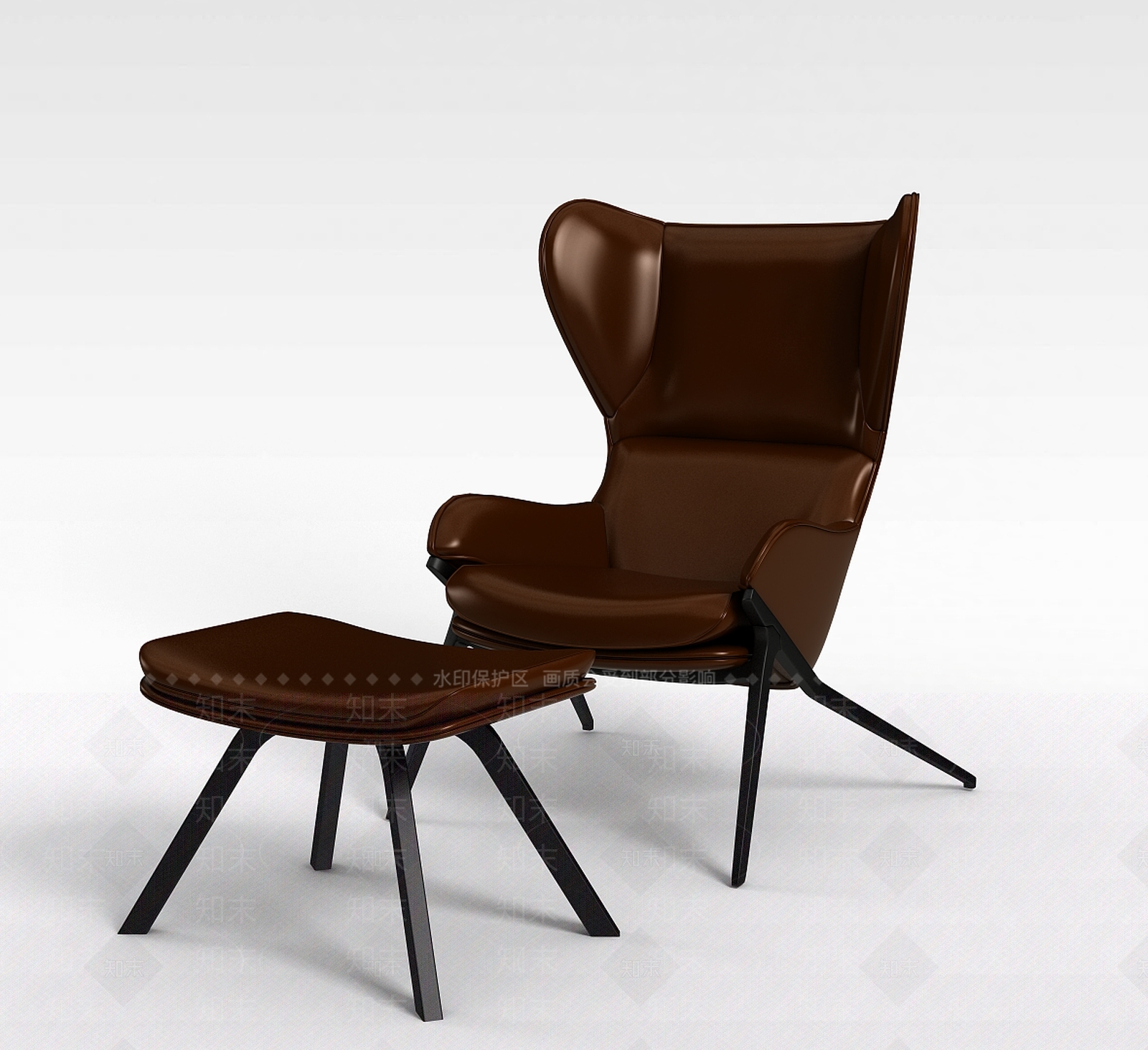 现代休闲椅3D模型下载【ID:1199839747】