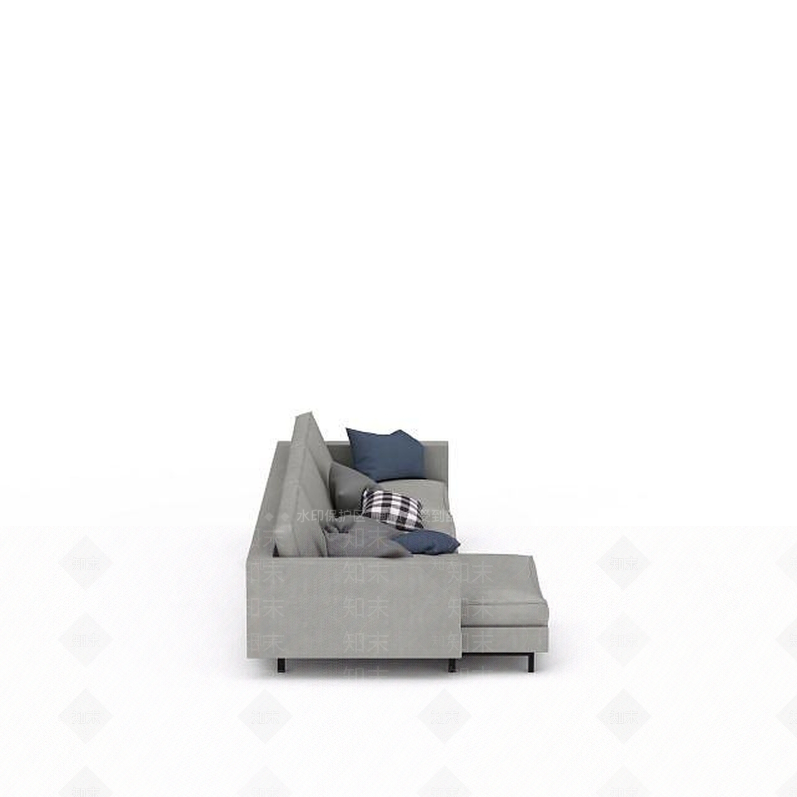 现代双人沙发3D模型下载【ID:1197089225】