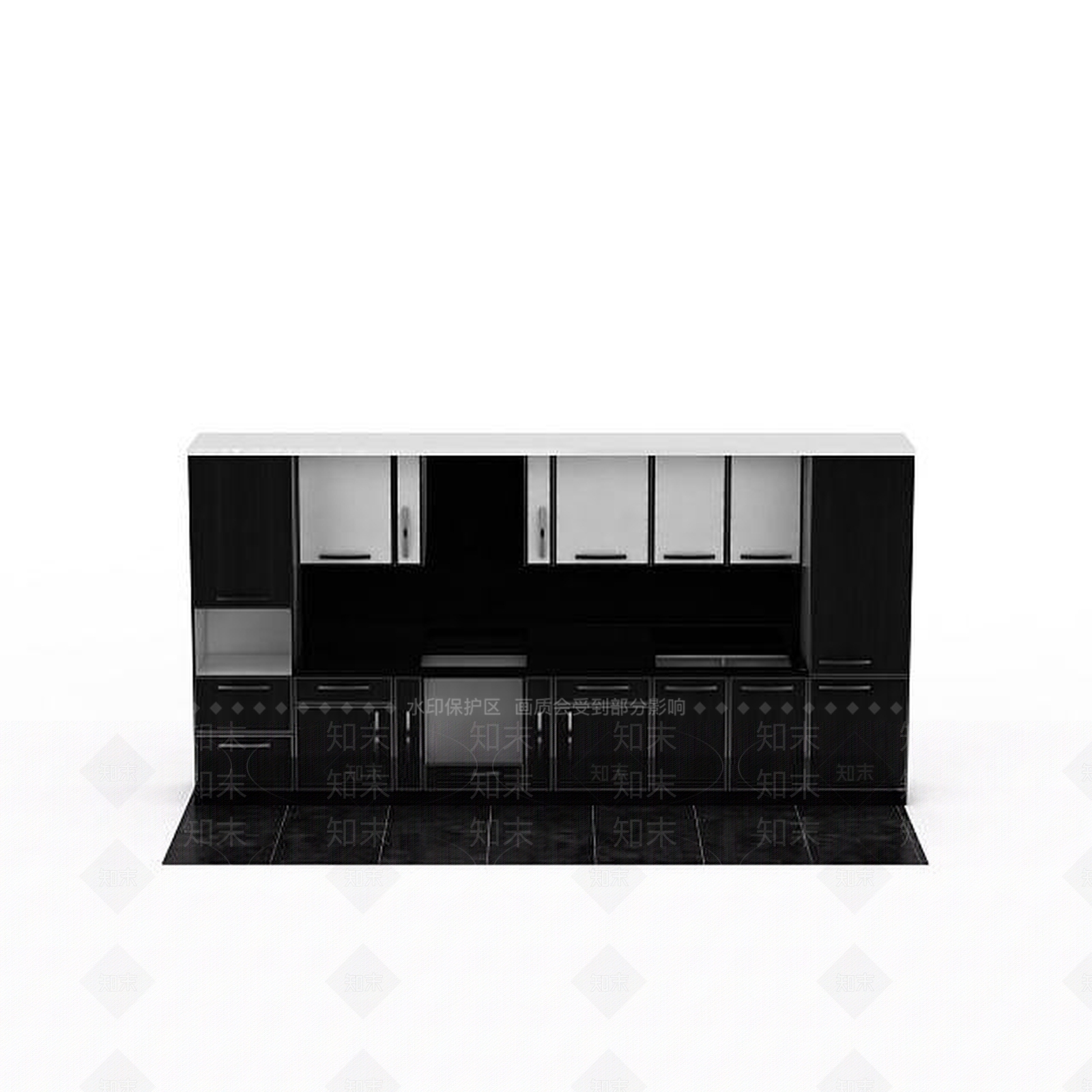 现代厨具3D模型下载【ID:1197090677】
