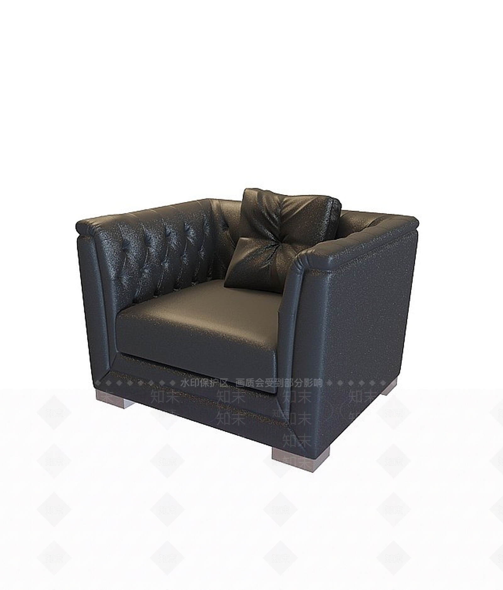 现代双人沙发3D模型下载【ID:1197093439】