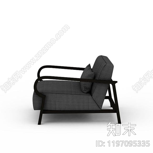 现代双人沙发3D模型下载【ID:1197095335】