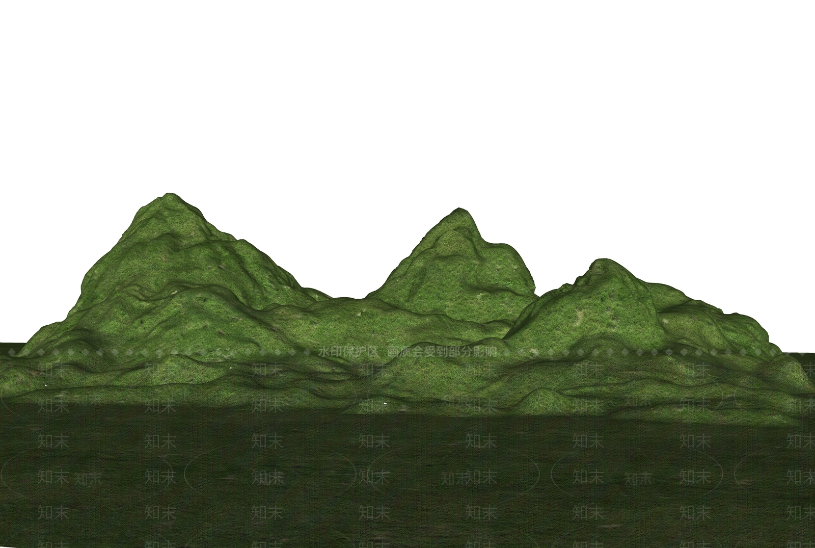 现代山SU模型下载【ID:1197096173】