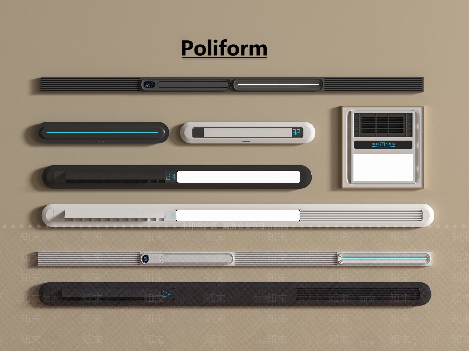 浴霸3D模型下载【ID:1197097285】