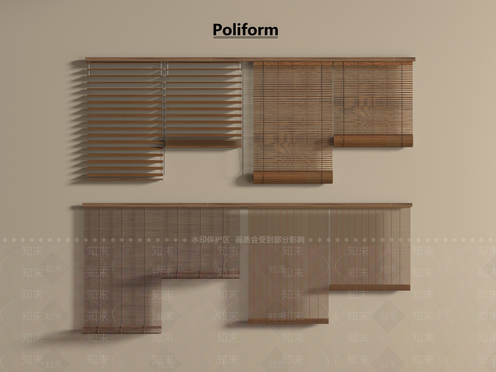 中式卷帘3D模型下载【ID:1197098160】