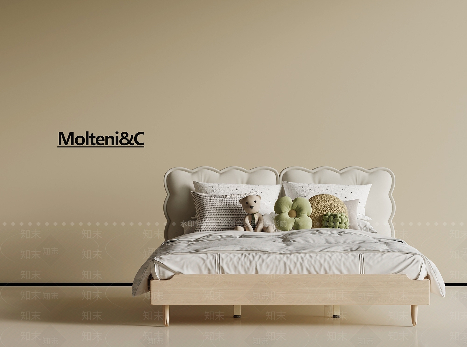 现代儿童床SU模型下载【ID:1197099032】