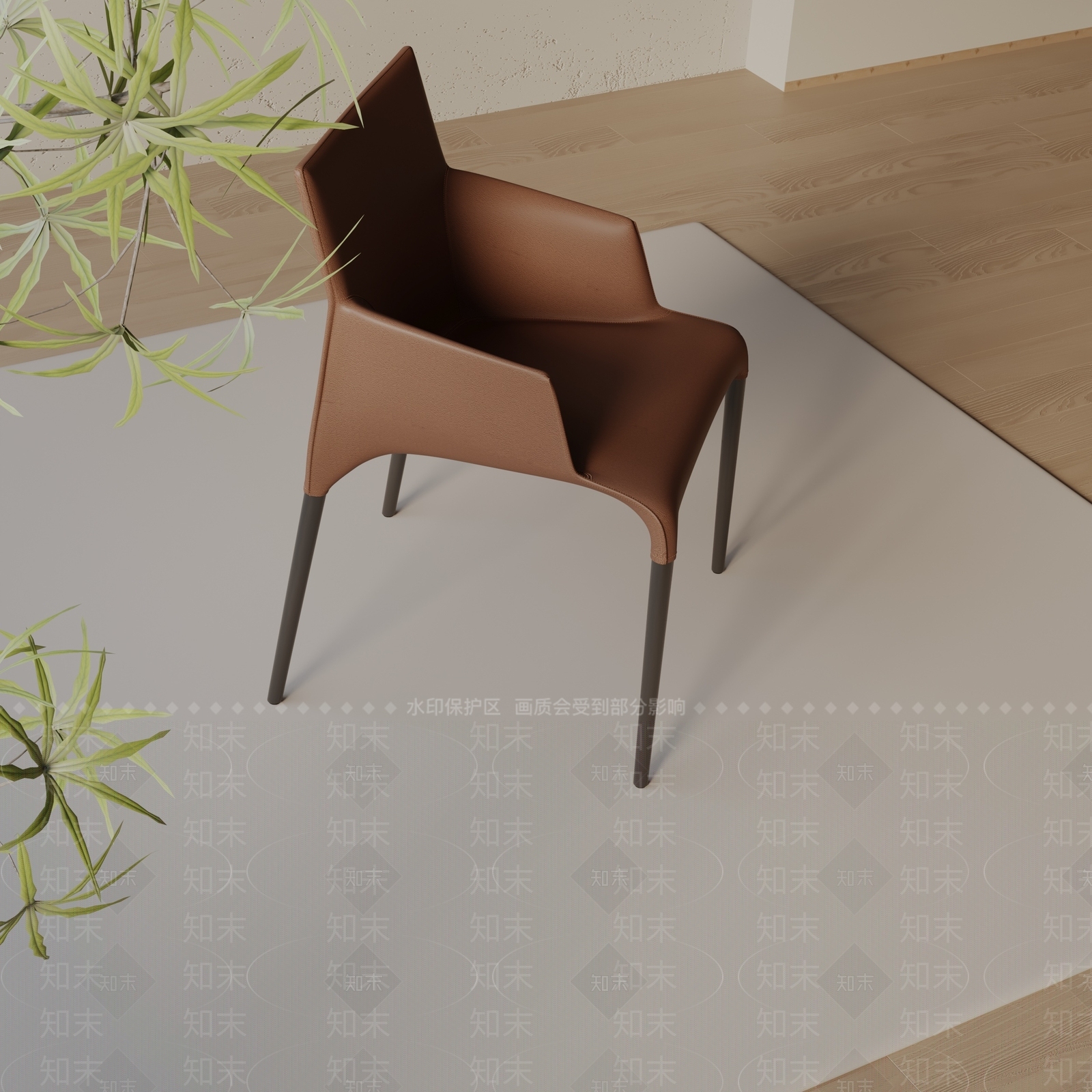 现代餐椅3D模型下载【ID:1197106514】