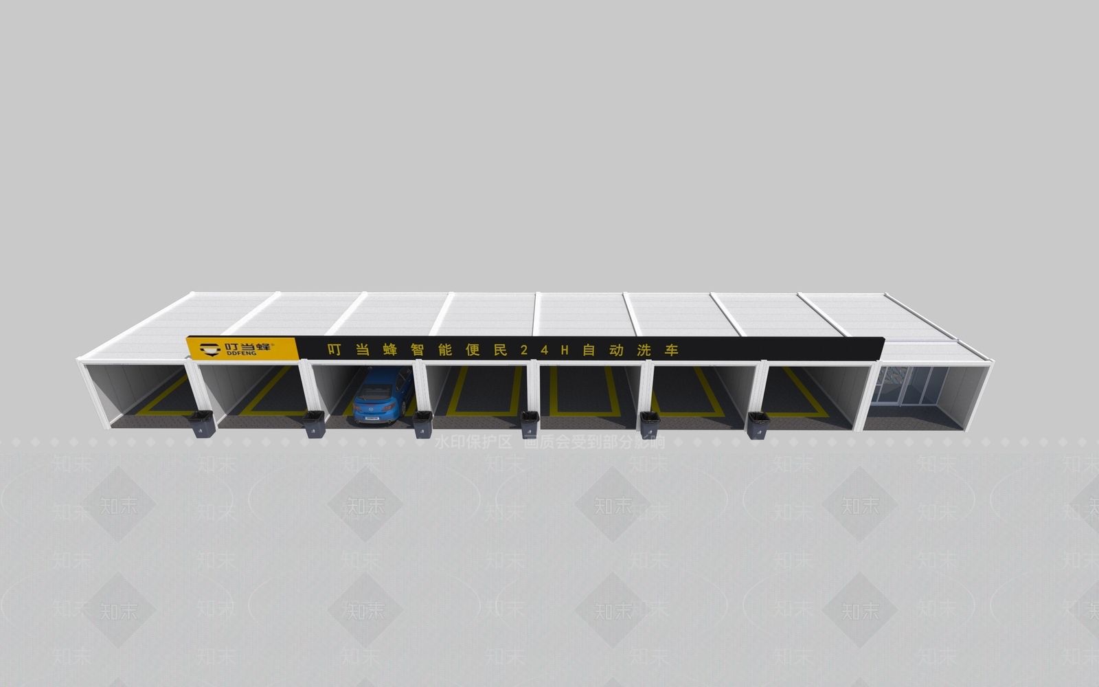 现代中式其他公共建筑3D模型下载【ID:1197107342】