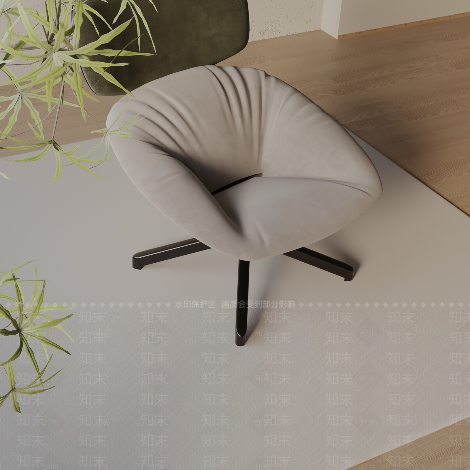 现代餐椅3D模型下载【ID:1197109039】