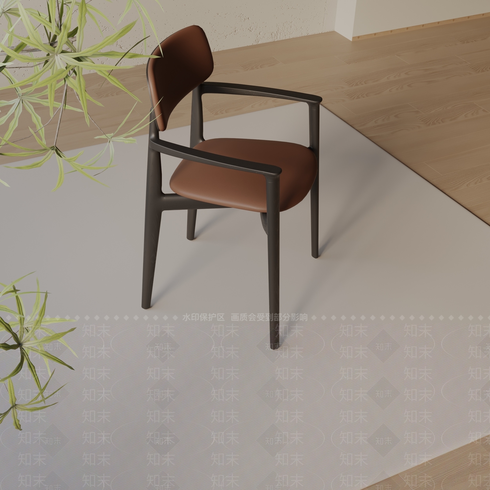 现代餐椅3D模型下载【ID:1197111767】