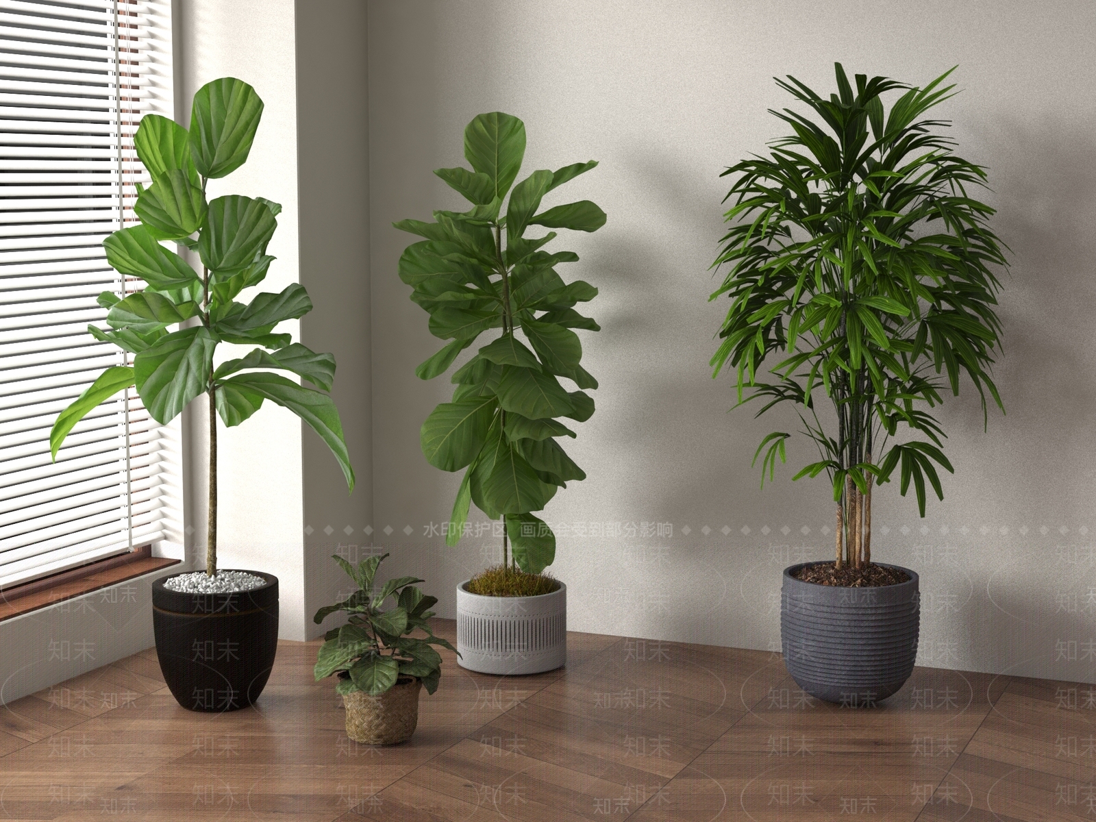 盆栽3D模型下载【ID:1197111867】