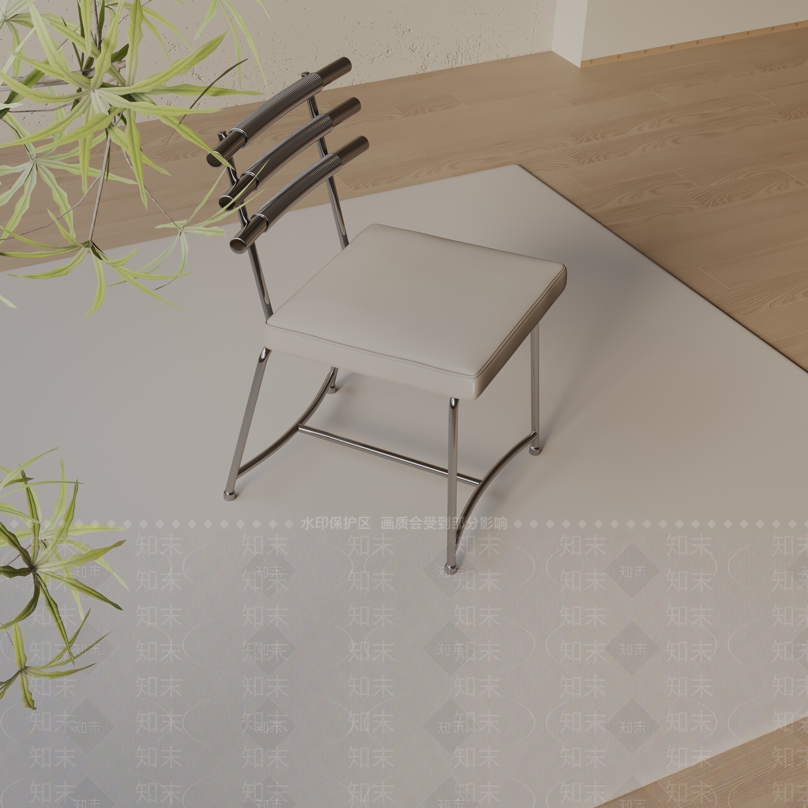 现代餐椅3D模型下载【ID:1197112125】