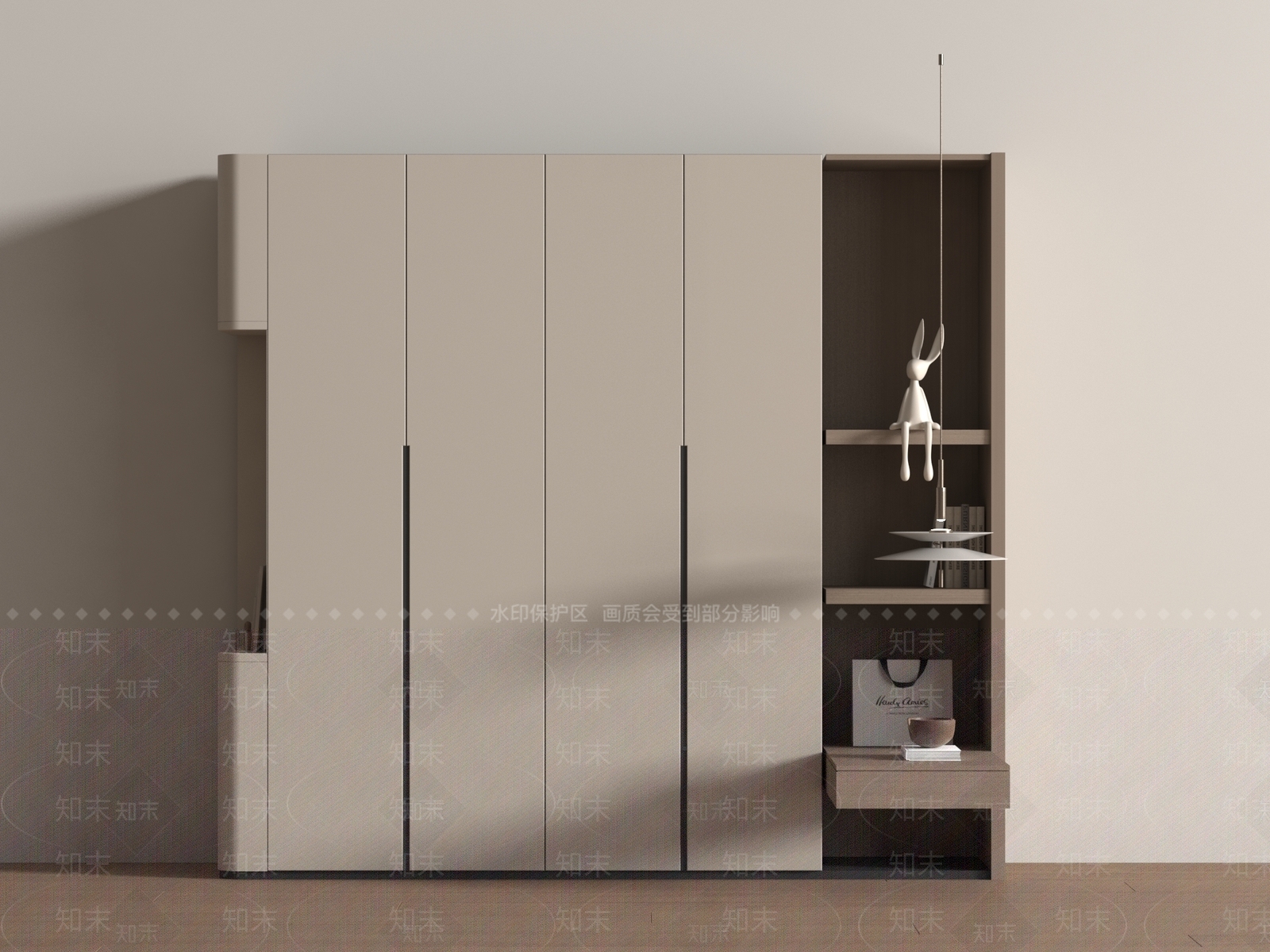 衣柜3D模型下载【ID:1197112811】