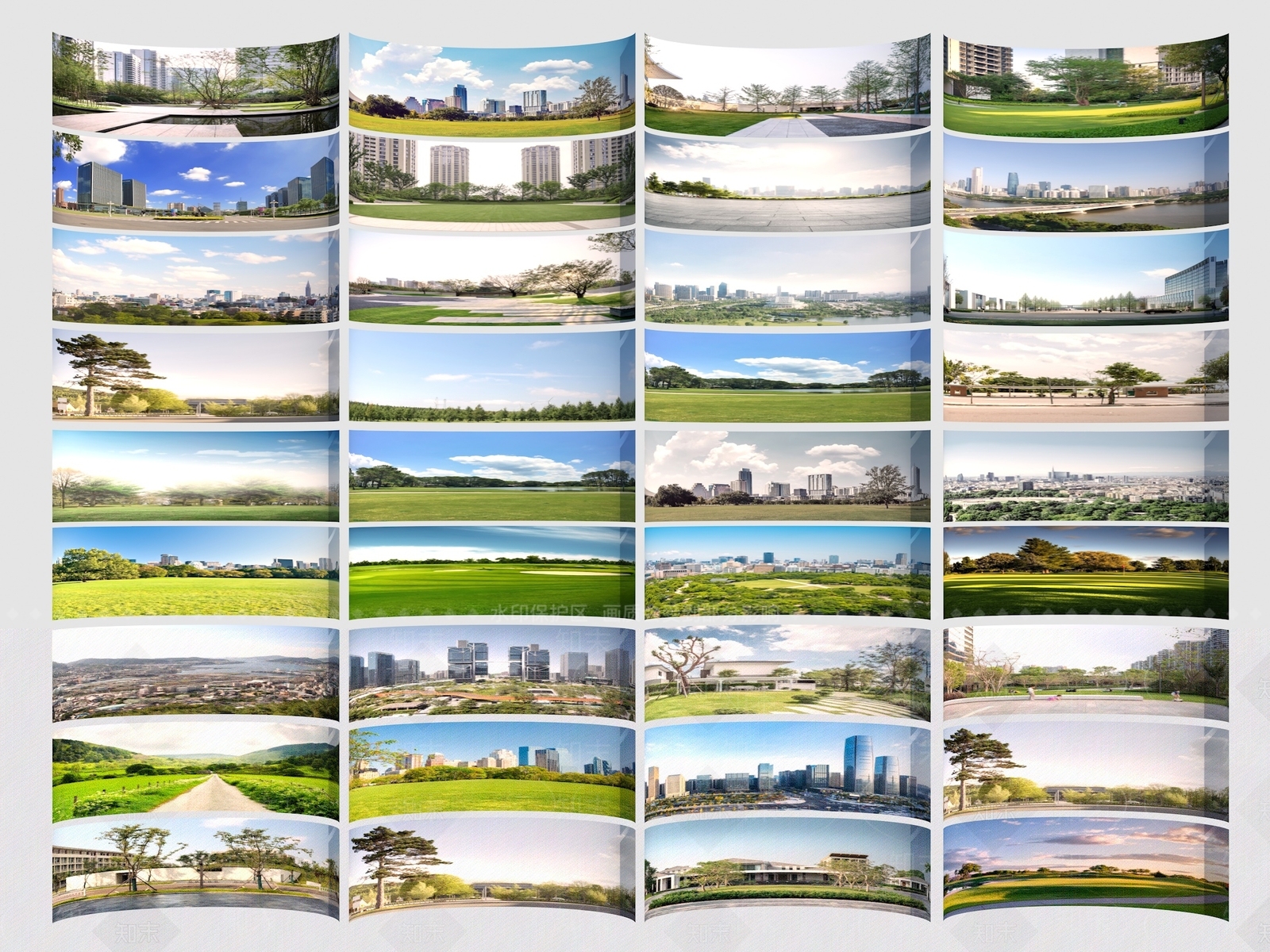 现代景观公园SU模型下载【ID:1197114707】