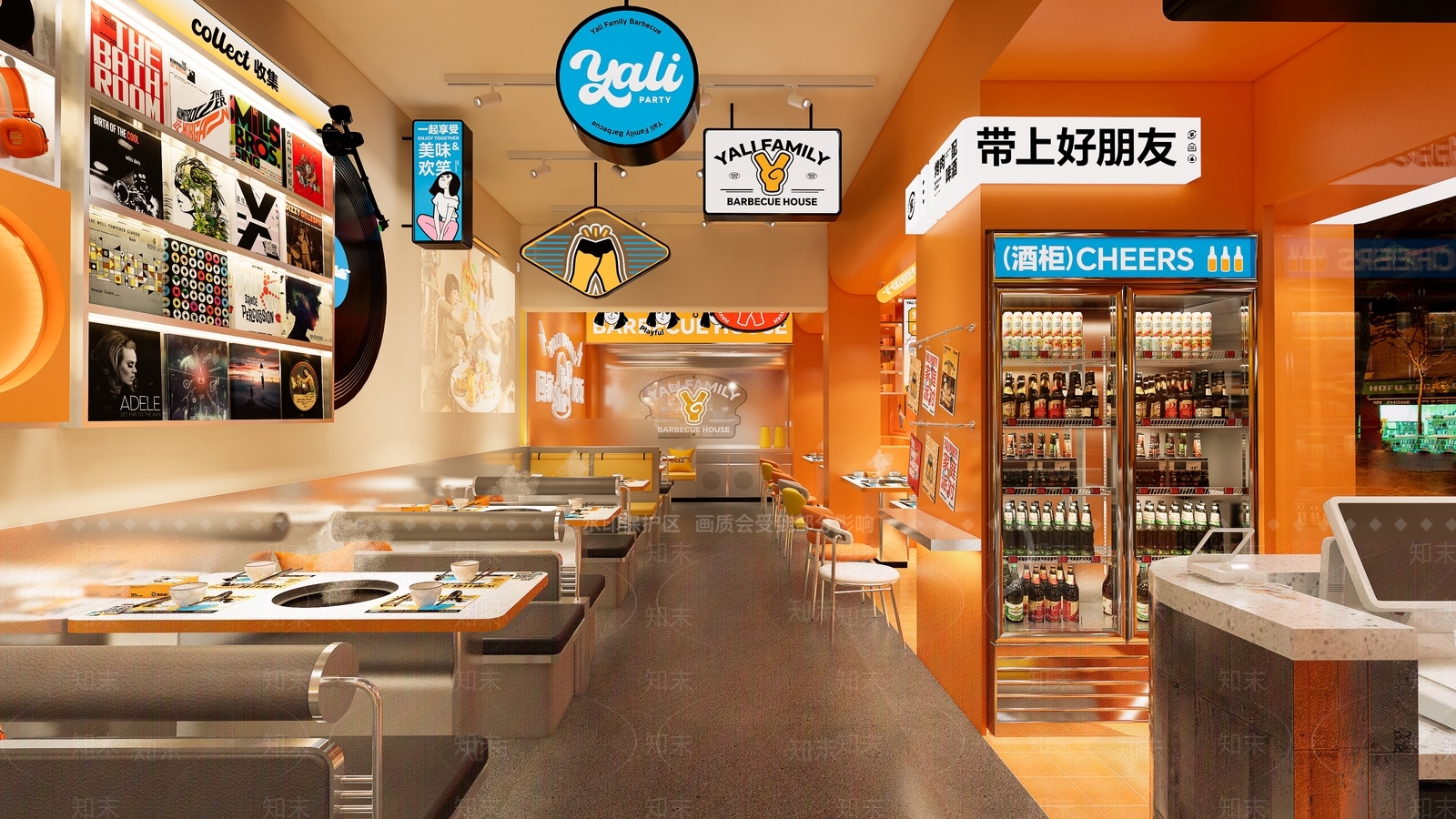 现代工业火锅店SU模型下载【ID:1197115222】