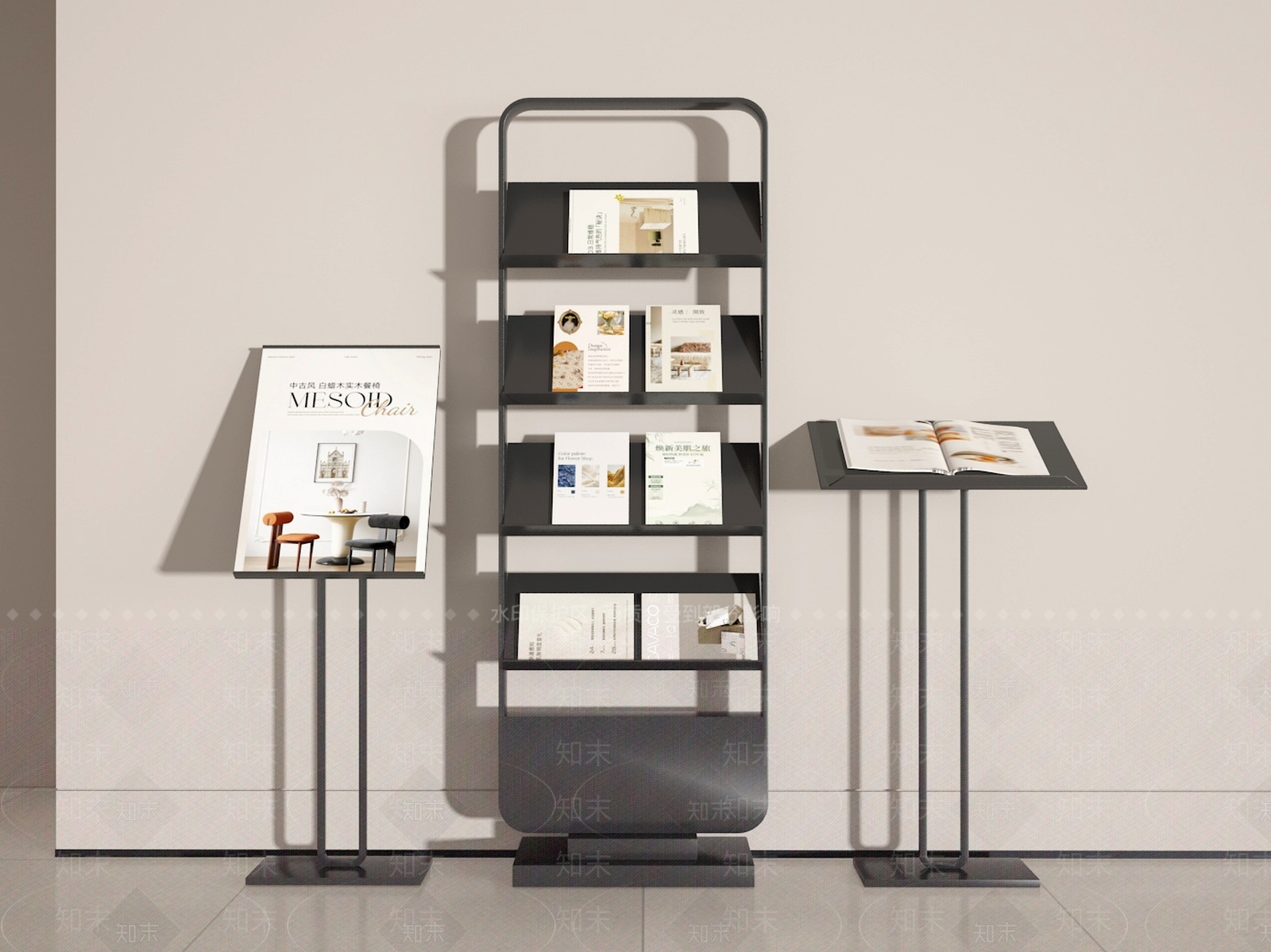 现代书架SU模型下载【ID:1197116325】