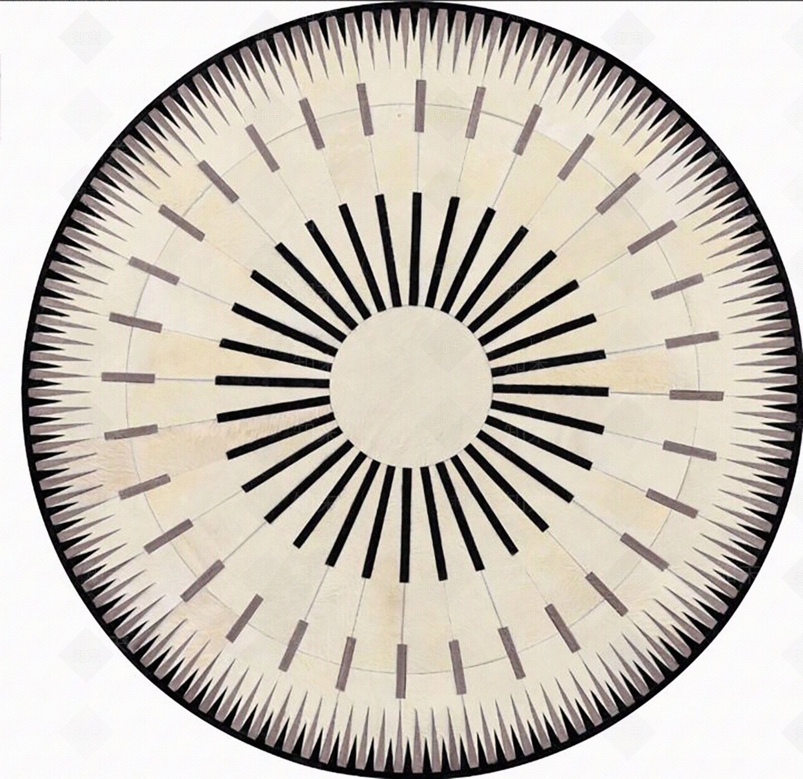 新中式复古圆形地毯贴图下载【ID:1197118570】