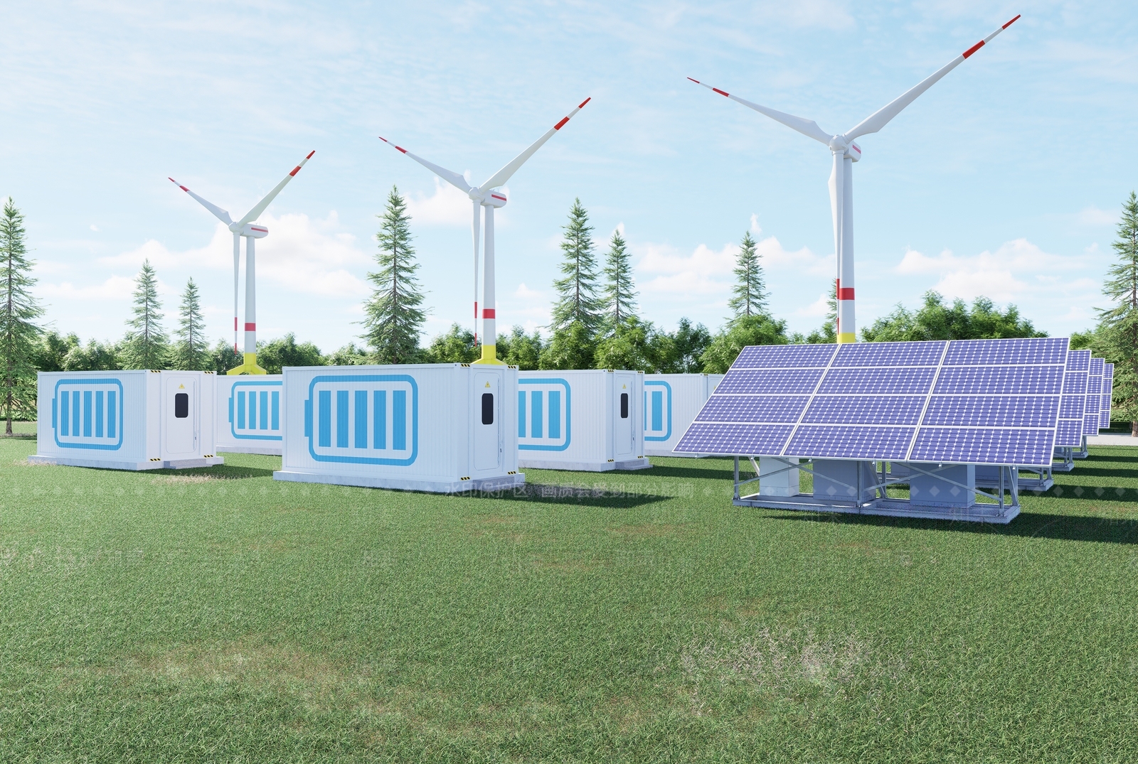 现代发电厂SU模型下载【ID:1197119486】