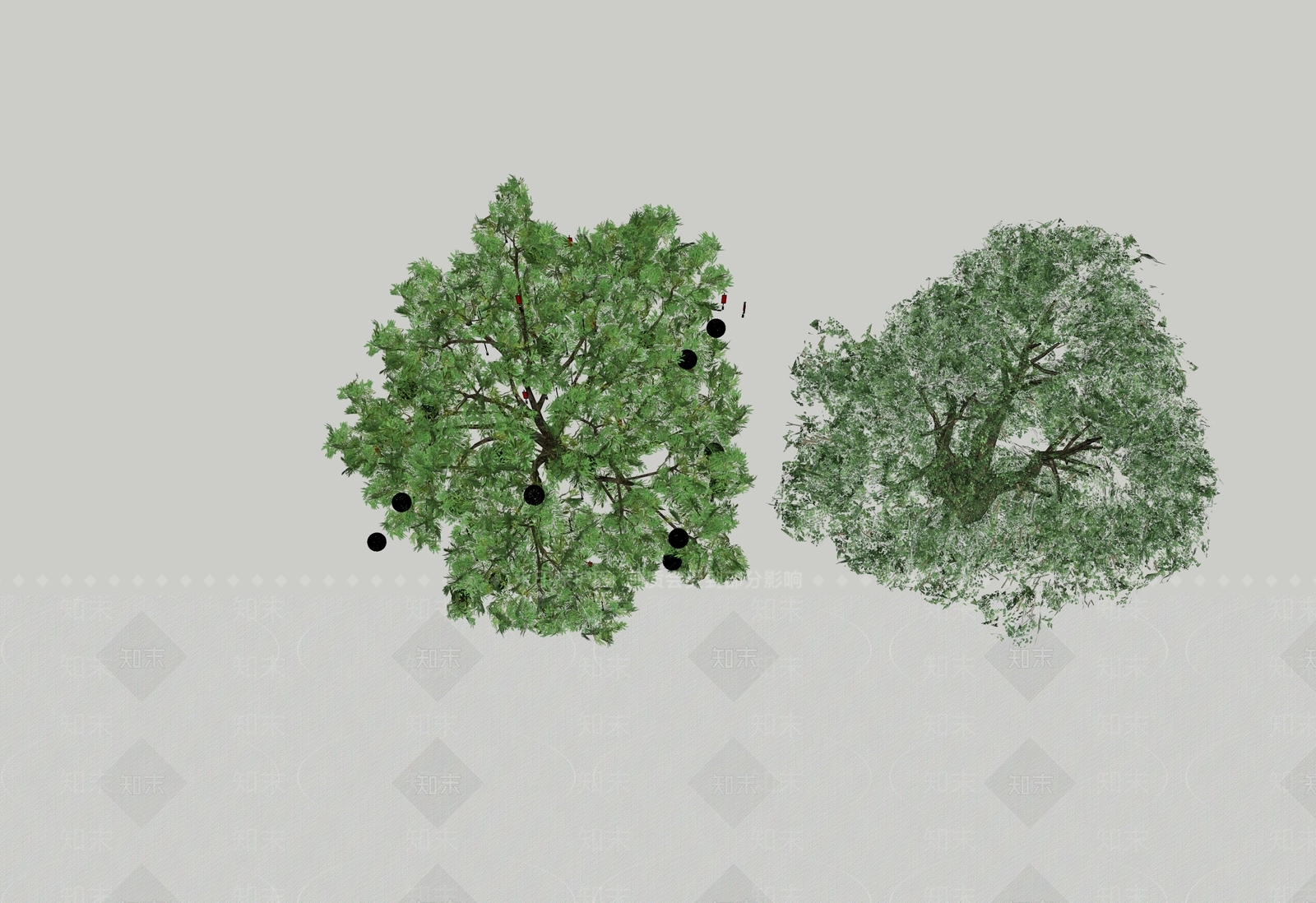 乔木SU模型下载【ID:1197123104】